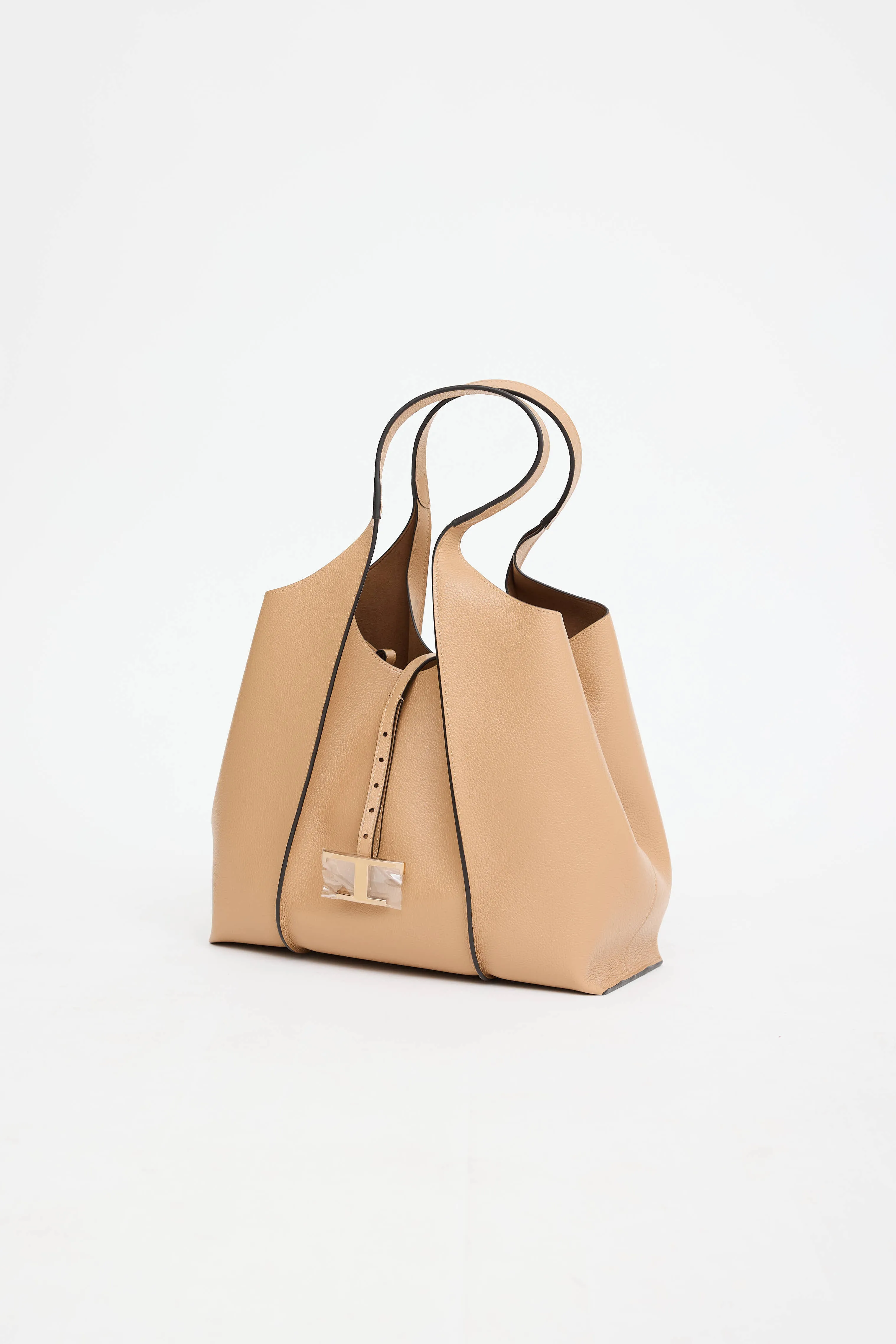 Leather T Timeless Shopping Bag sold by VSP Consignment product image thumbnail 2