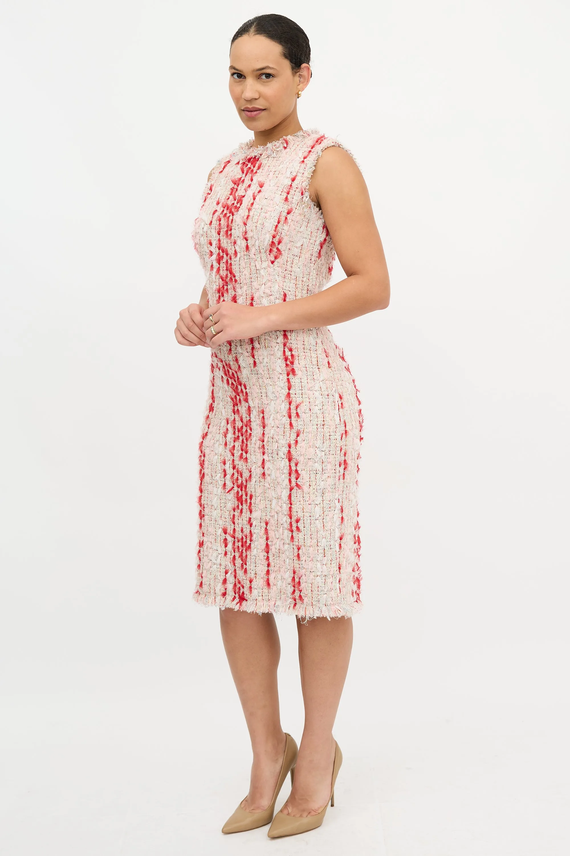 Frayed Tweed Dress sold by VSP Consignment product image thumbnail 3