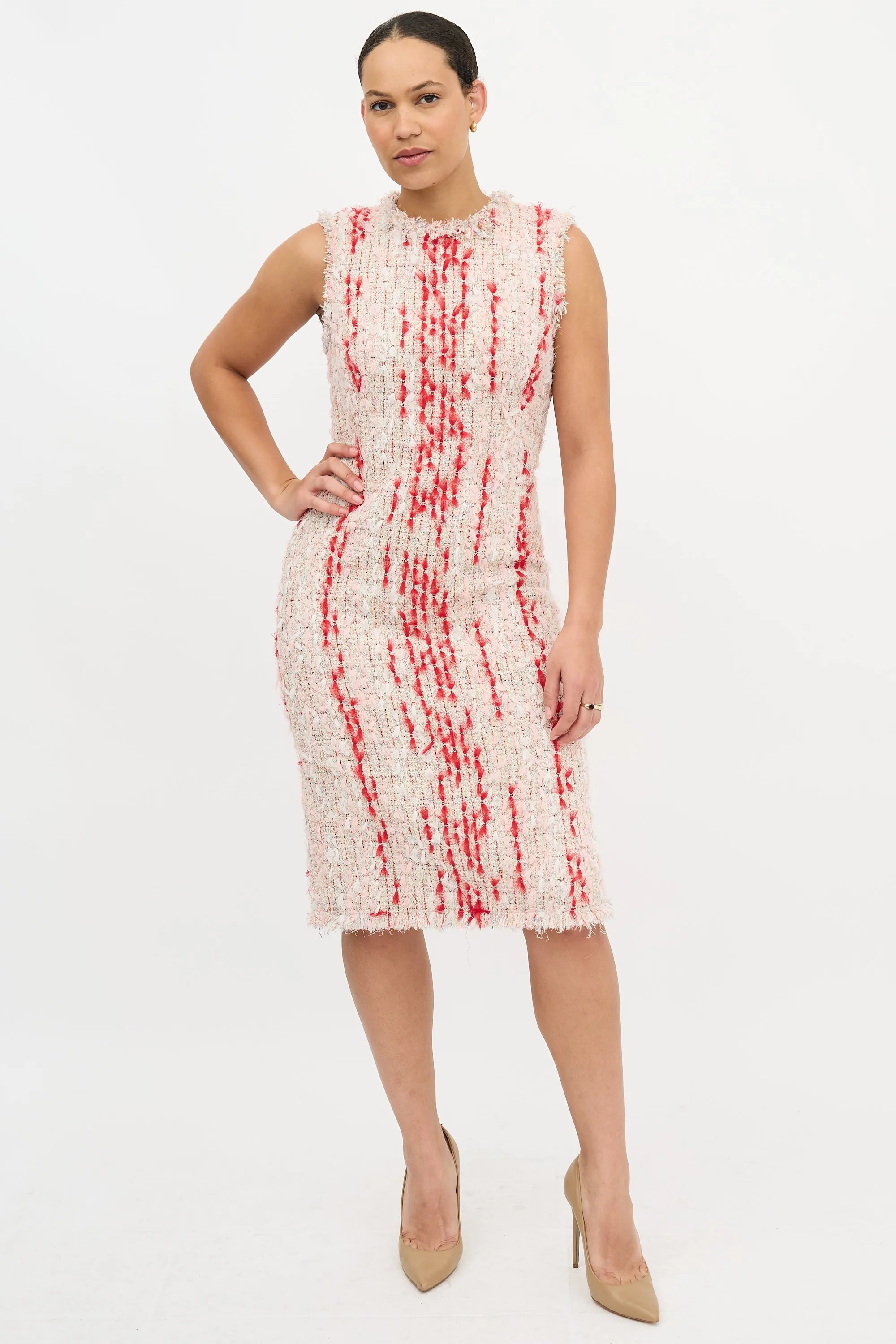 Frayed Tweed Dress sold by VSP Consignment product image thumbnail 5