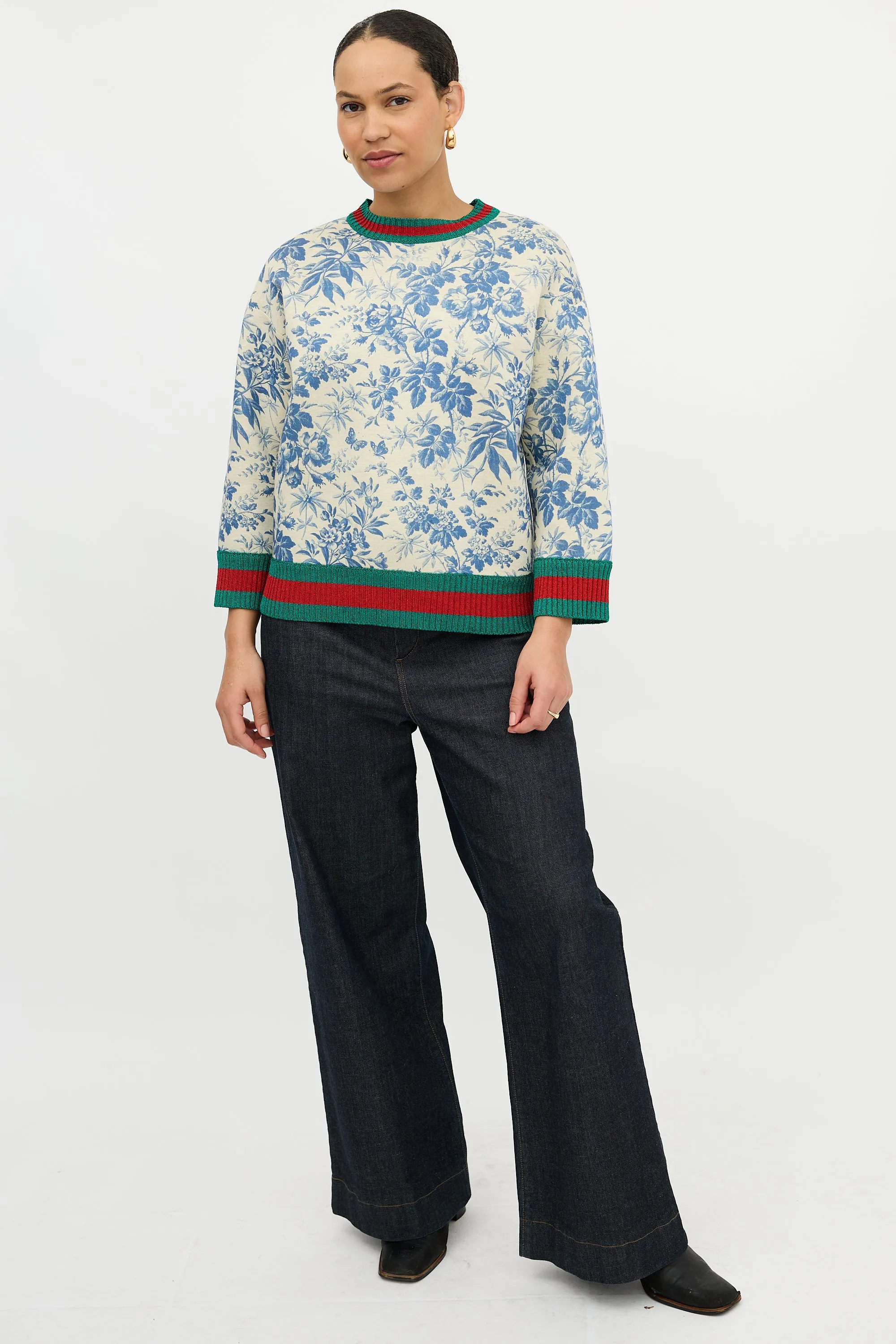 Resort 2016 Floral Sweater sold by VSP Consignment product image thumbnail 5