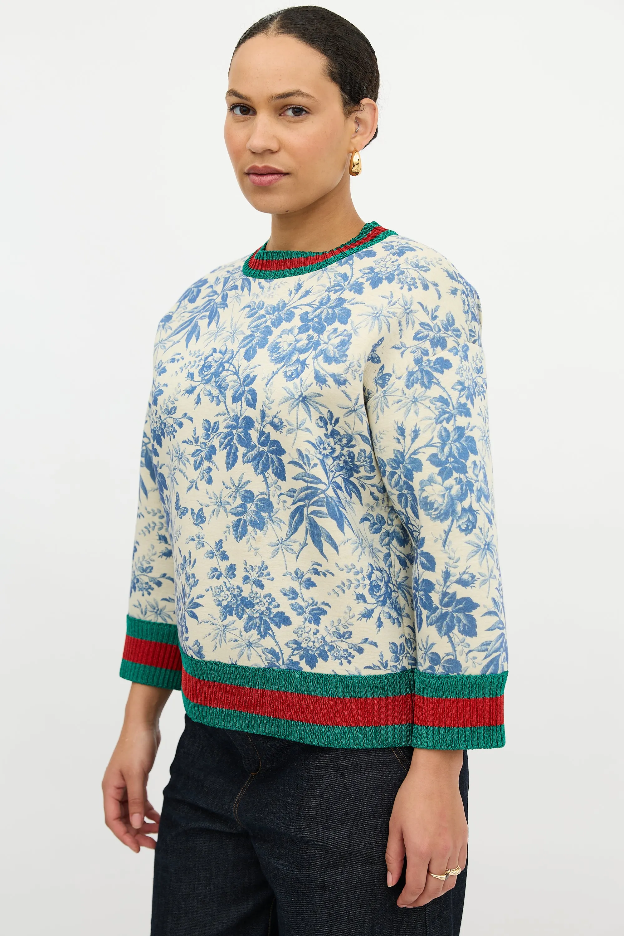 Resort 2016 Floral Sweater sold by VSP Consignment product image thumbnail 3