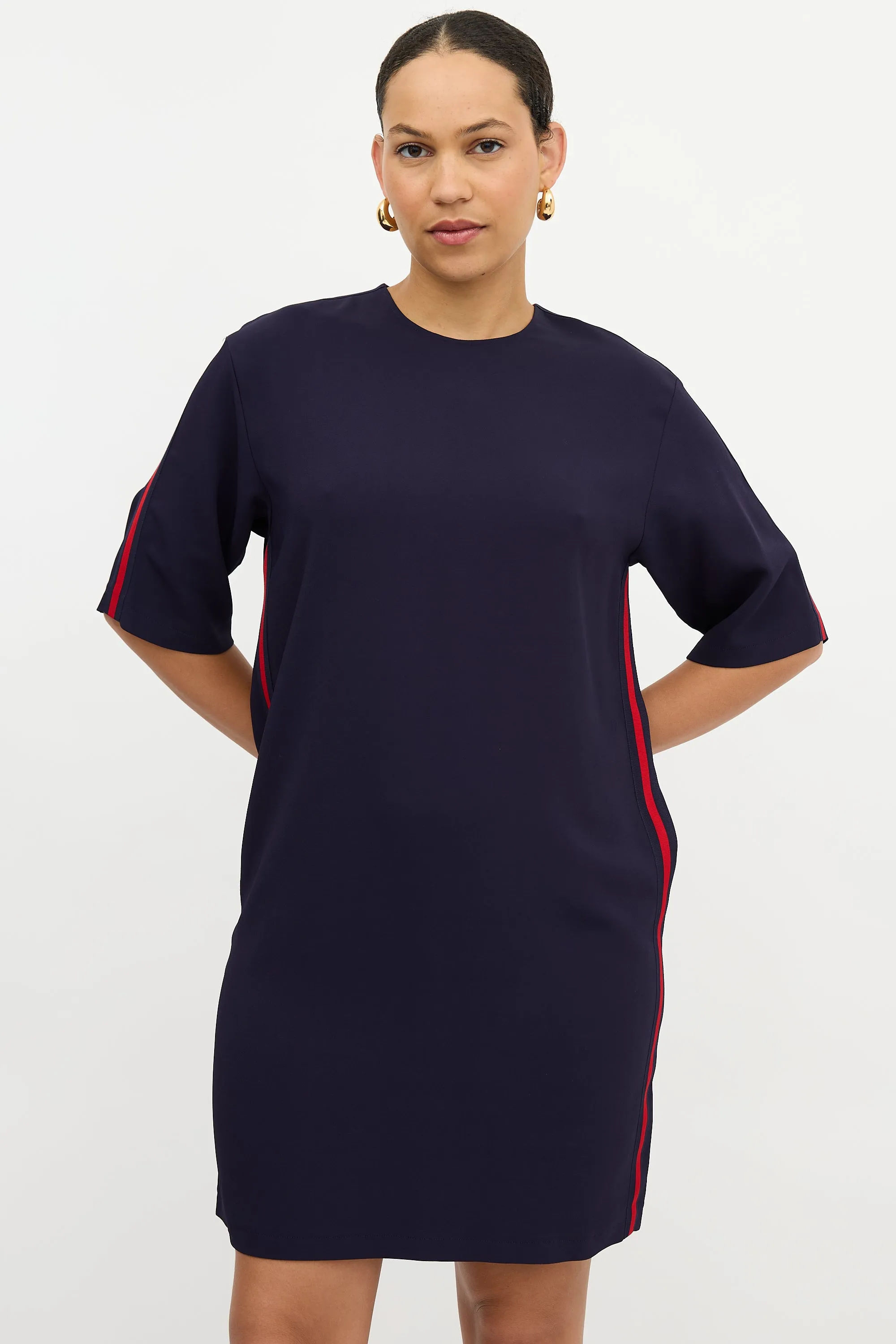 Striped Shift Dress sold by VSP Consignment