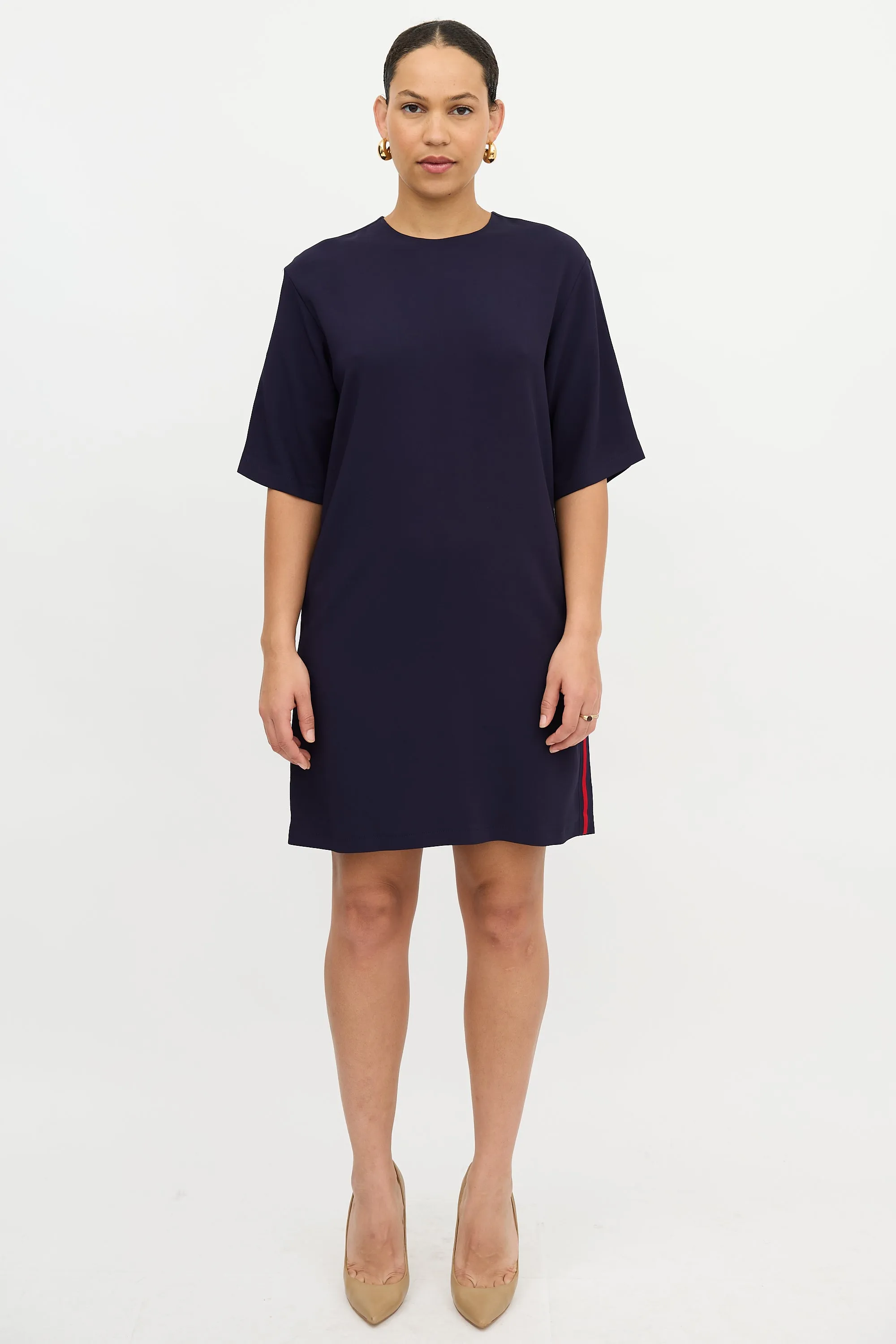 Striped Shift Dress sold by VSP Consignment product image thumbnail 2