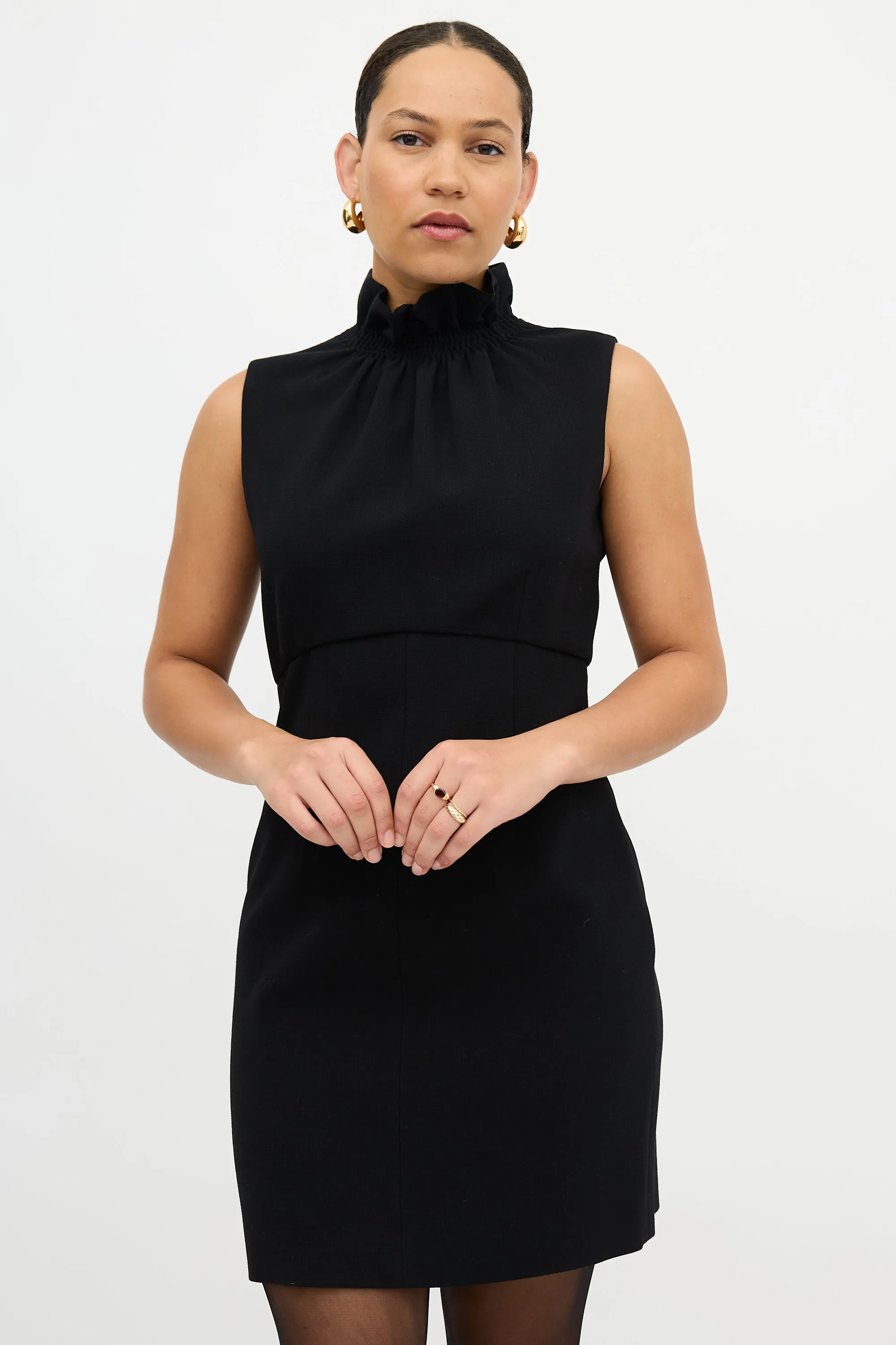 Wool Mock Neck Dress sold by VSP Consignment