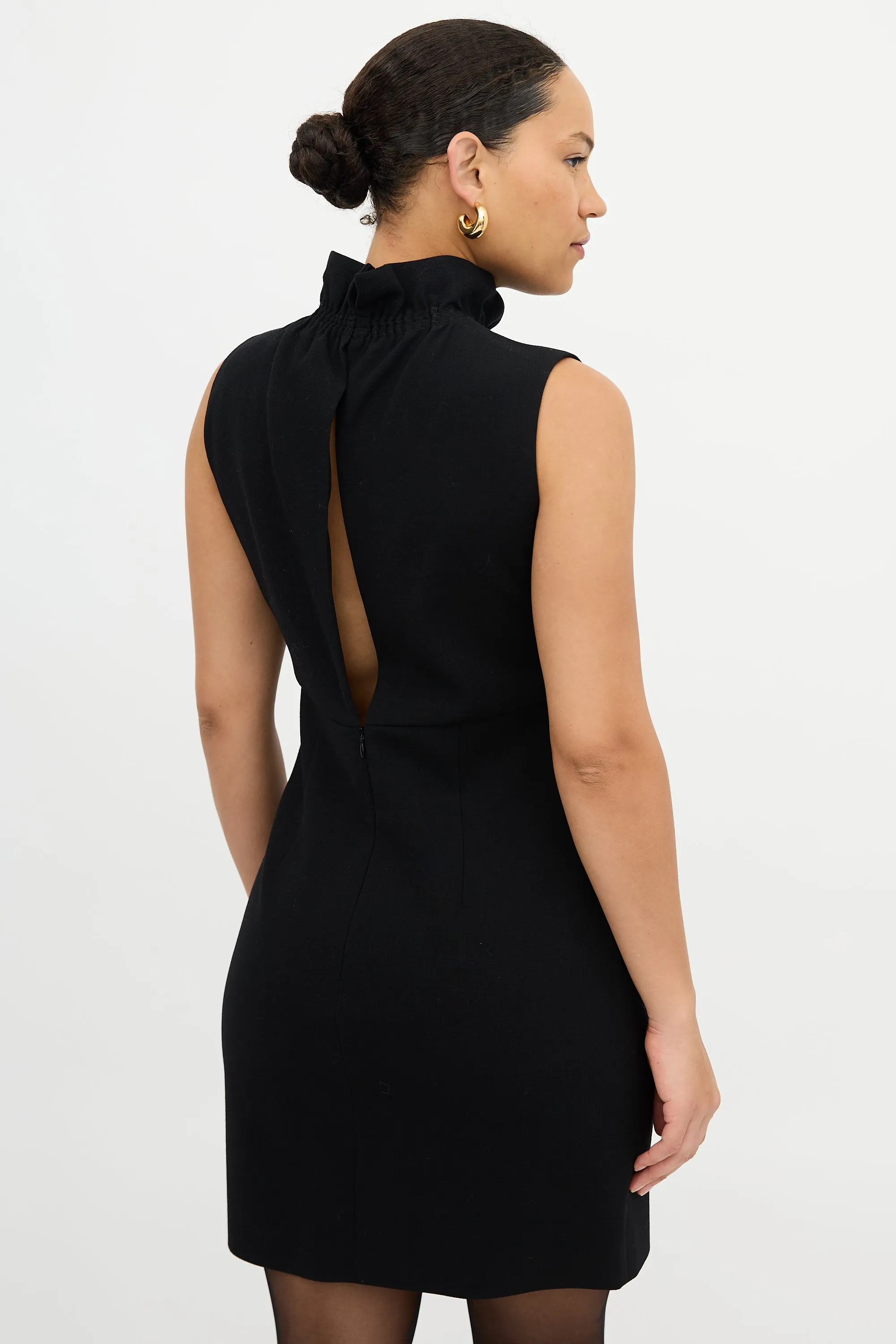 Wool Mock Neck Dress sold by VSP Consignment product image thumbnail 4