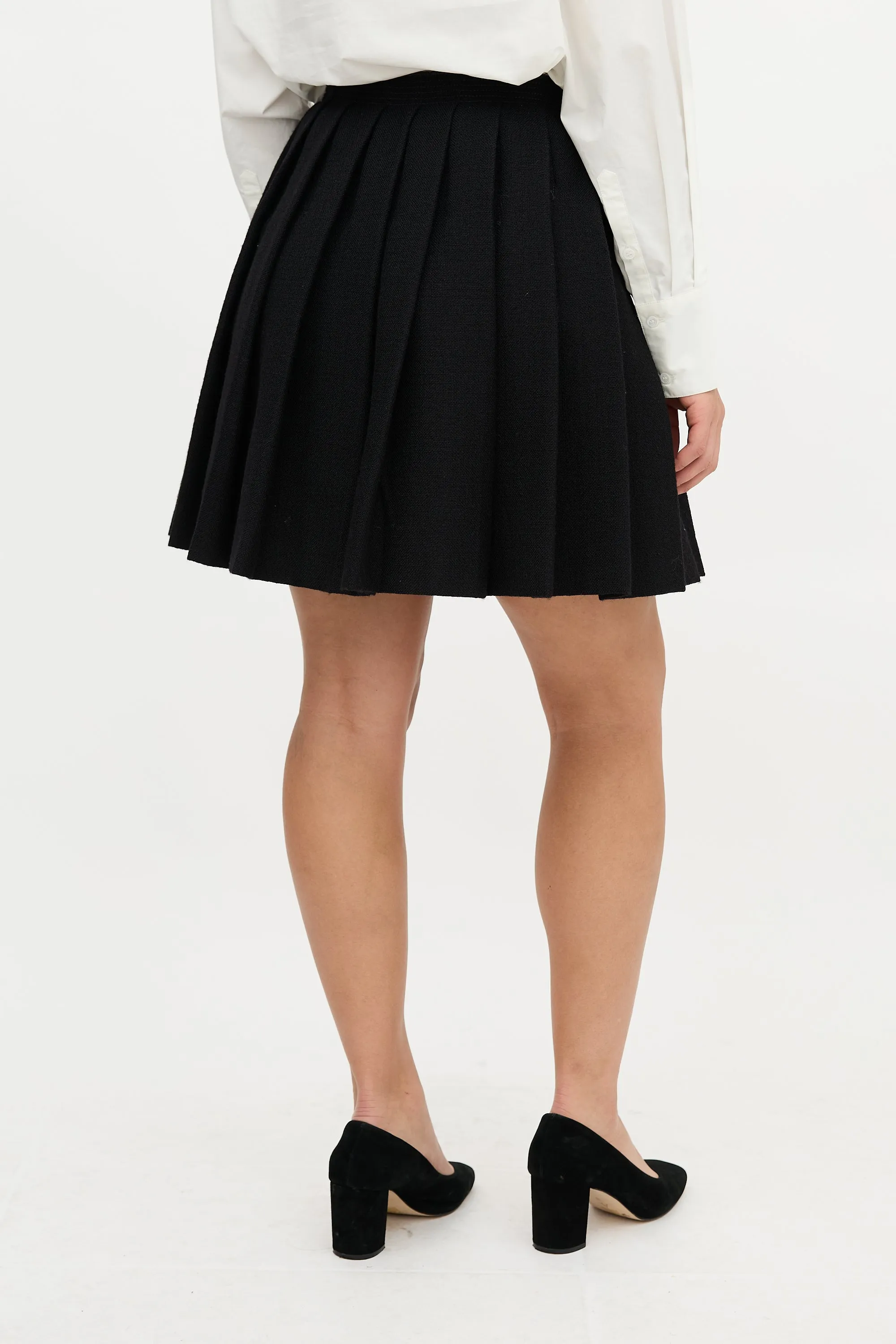 Wool Pleated Skirt sold by VSP Consignment product image thumbnail 4