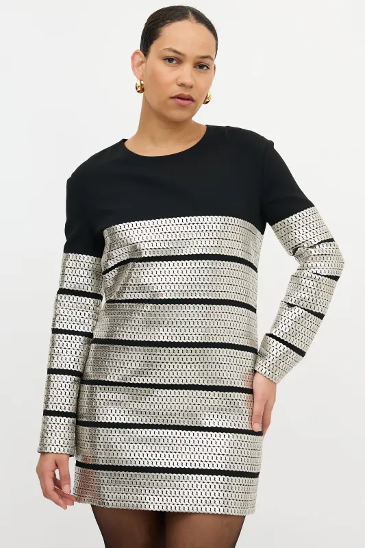 Leather Chain Detail Dress sold by VSP Consignment