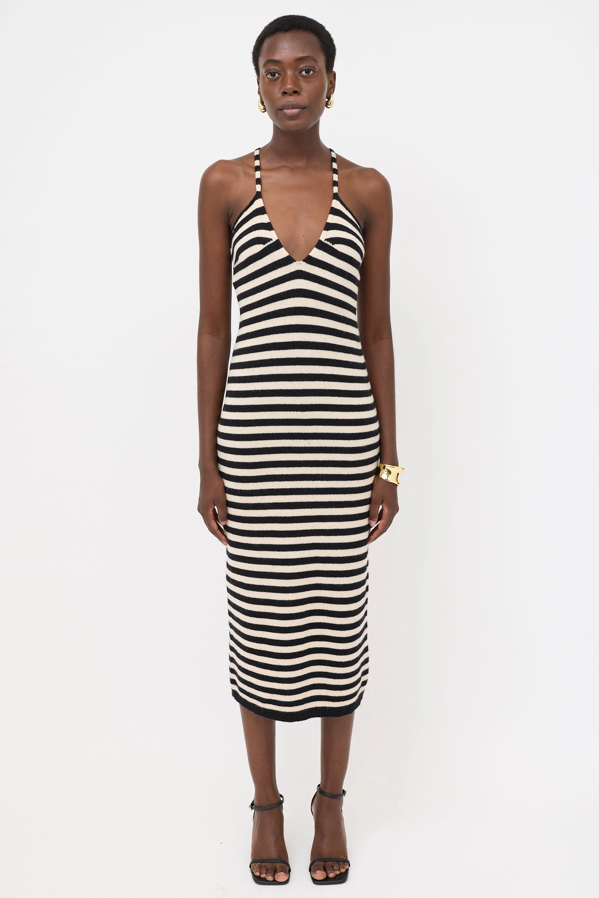 Cashmere Striped Georgia Dress sold by VSP Consignment