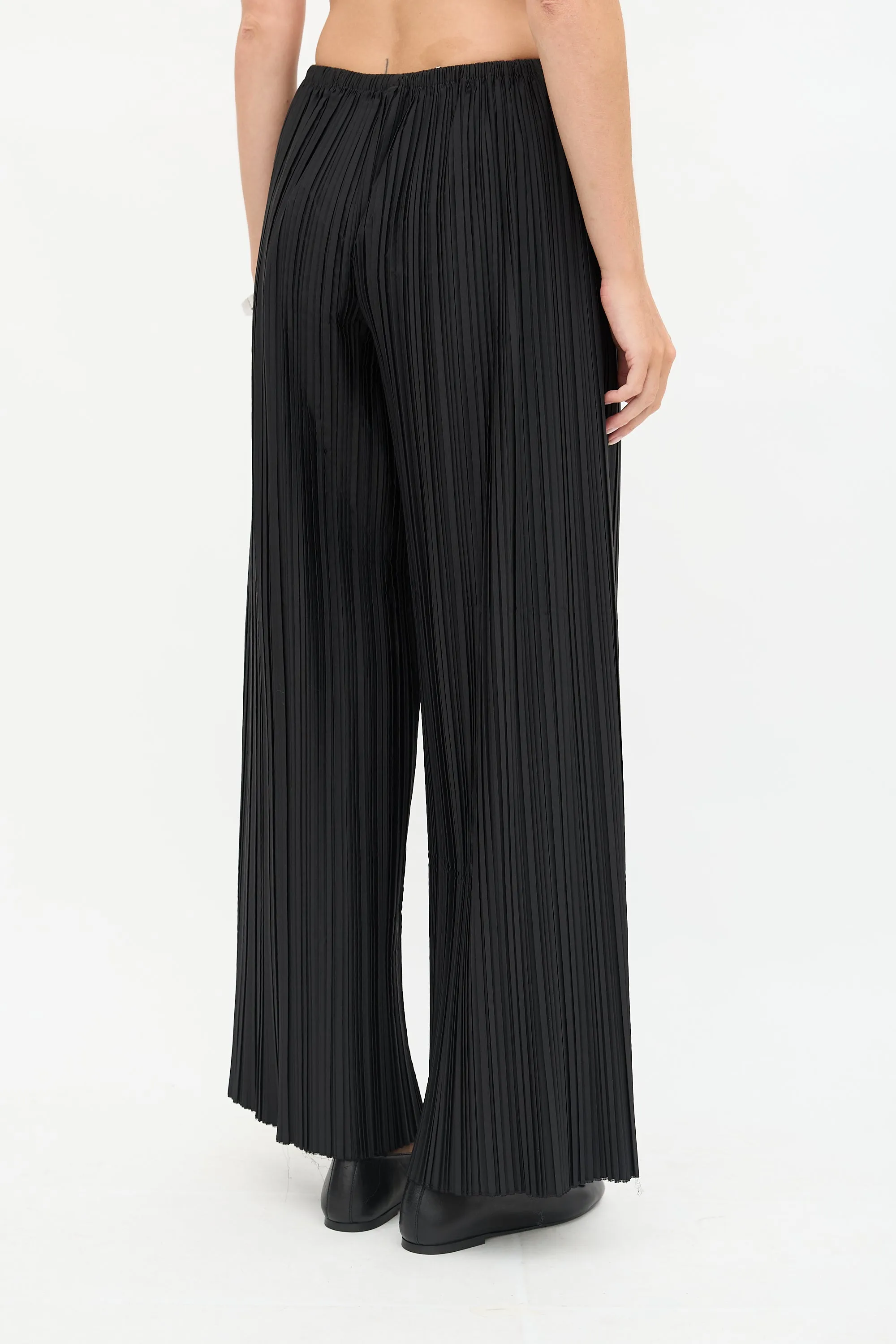 Satin Pleated Gala Trouser sold by VSP Consignment product image thumbnail 4