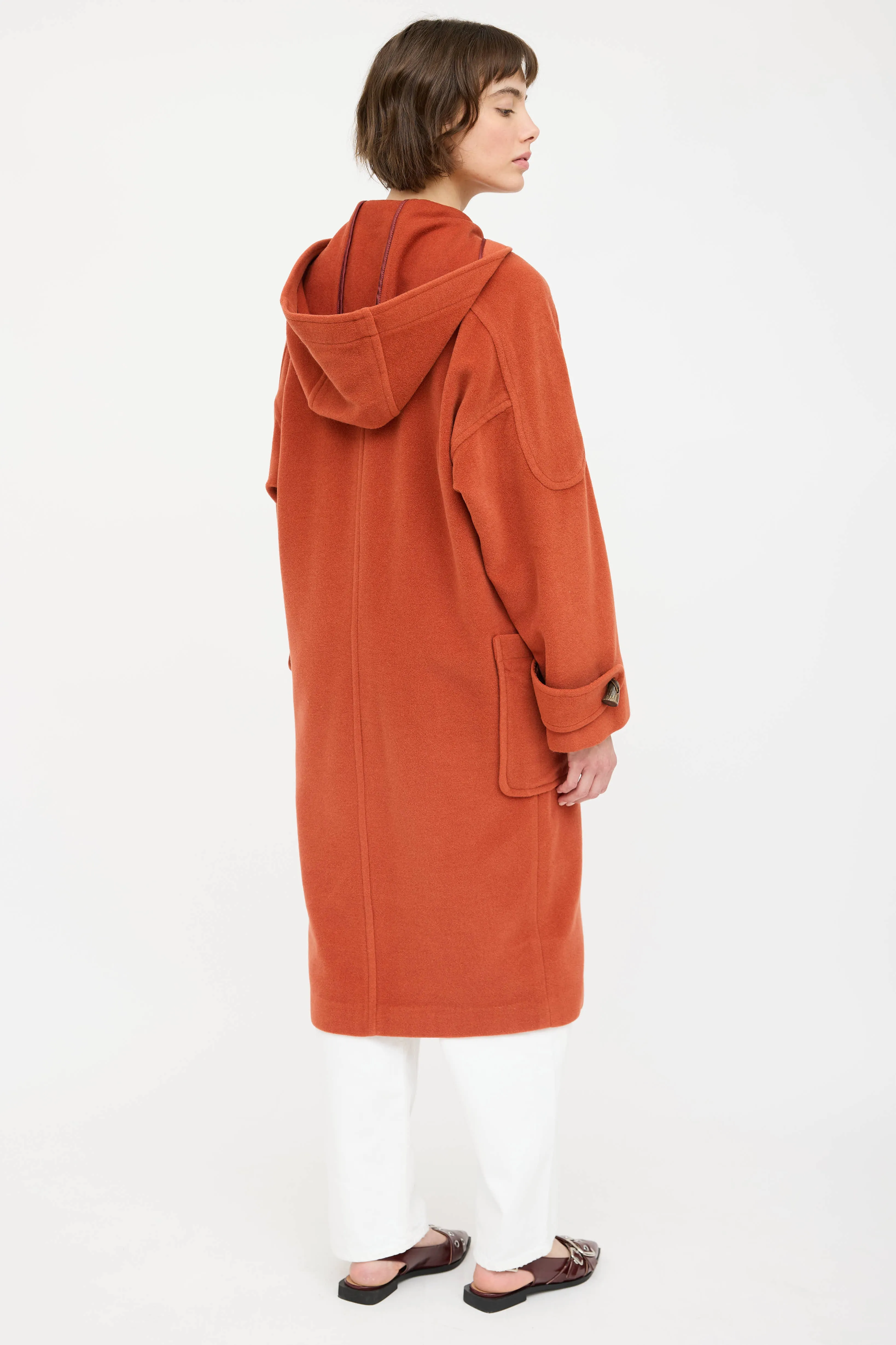 Wool Hooded Duffle Coat sold by VSP Consignment product image thumbnail 4