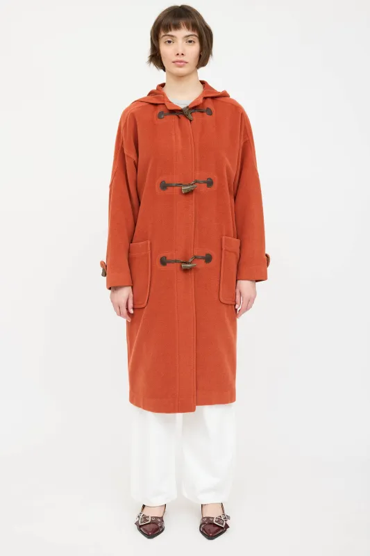 Wool Hooded Duffle Coat sold by VSP Consignment