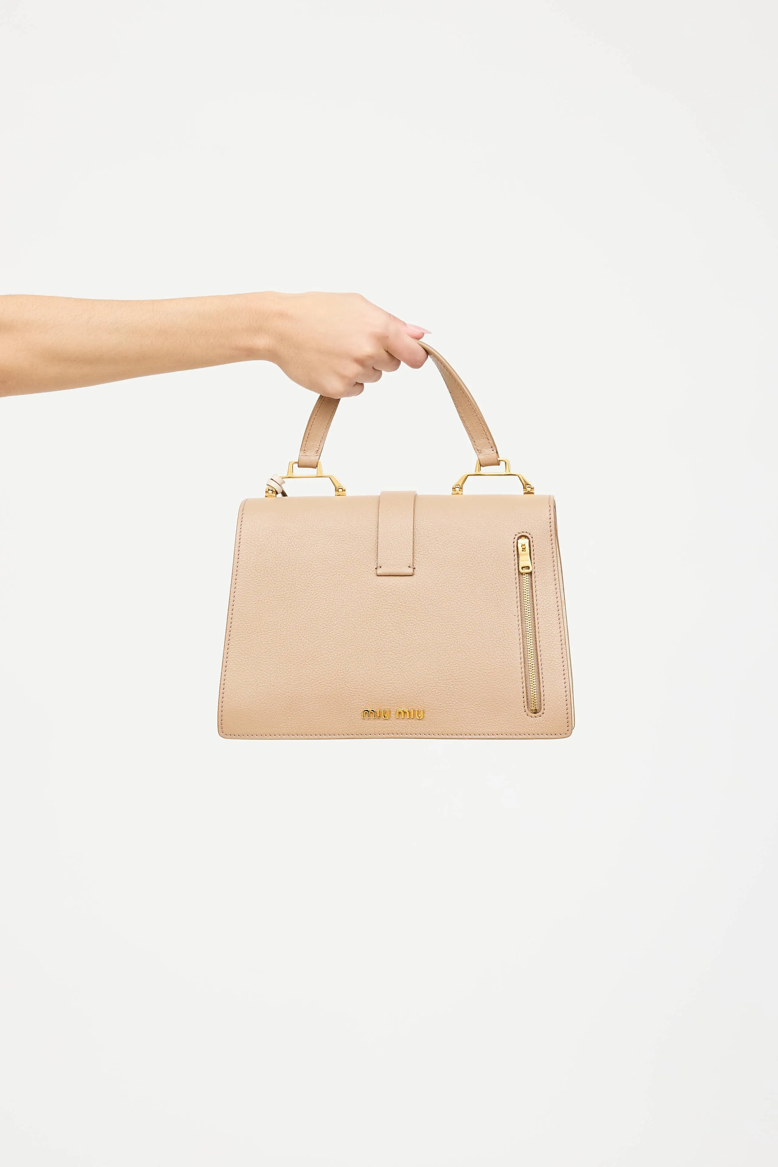 Leather Madras Top Flap Bag sold by VSP Consignment product image thumbnail 3