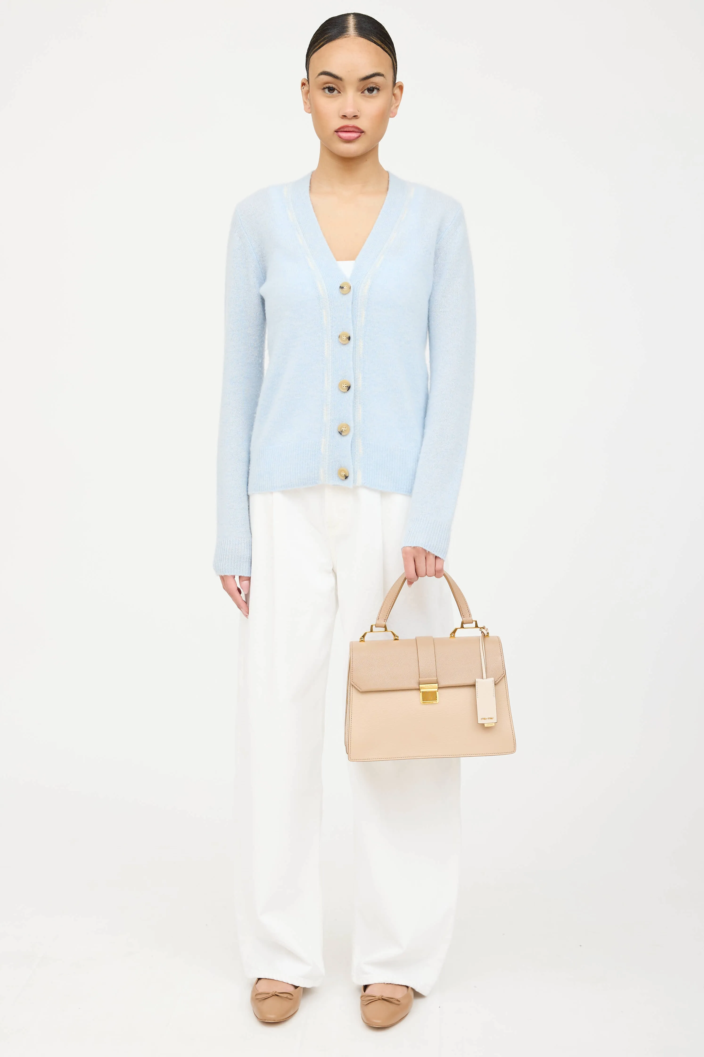 Leather Madras Top Flap Bag sold by VSP Consignment product image thumbnail 2