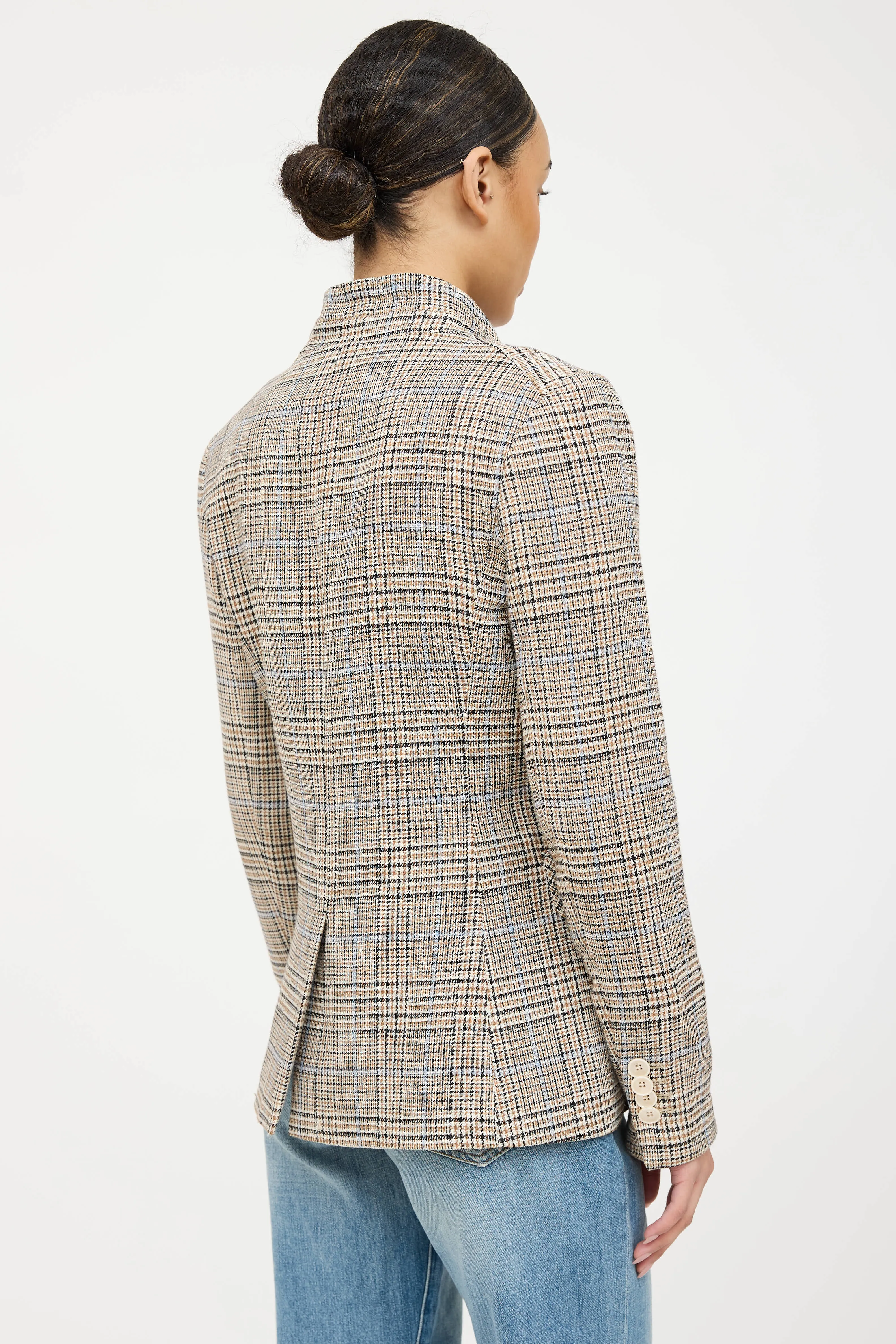 Plaid Woven Blazer sold by VSP Consignment product image thumbnail 3