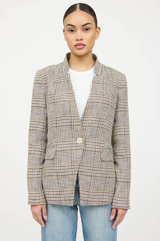 Plaid Woven Blazer sold by VSP Consignment