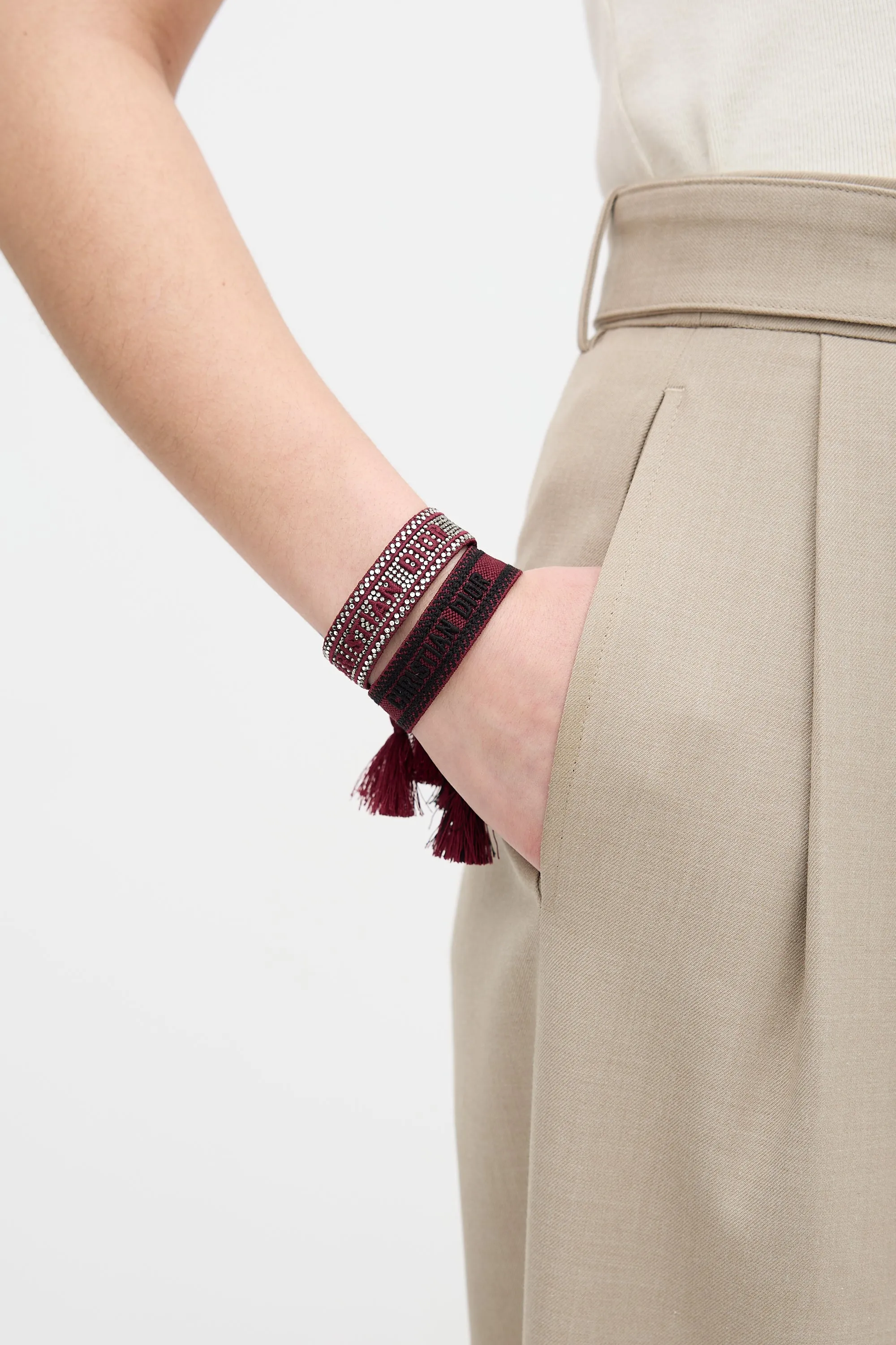 Embellished Logo Friendship Two Piece Bracelets sold by VSP Consignment
