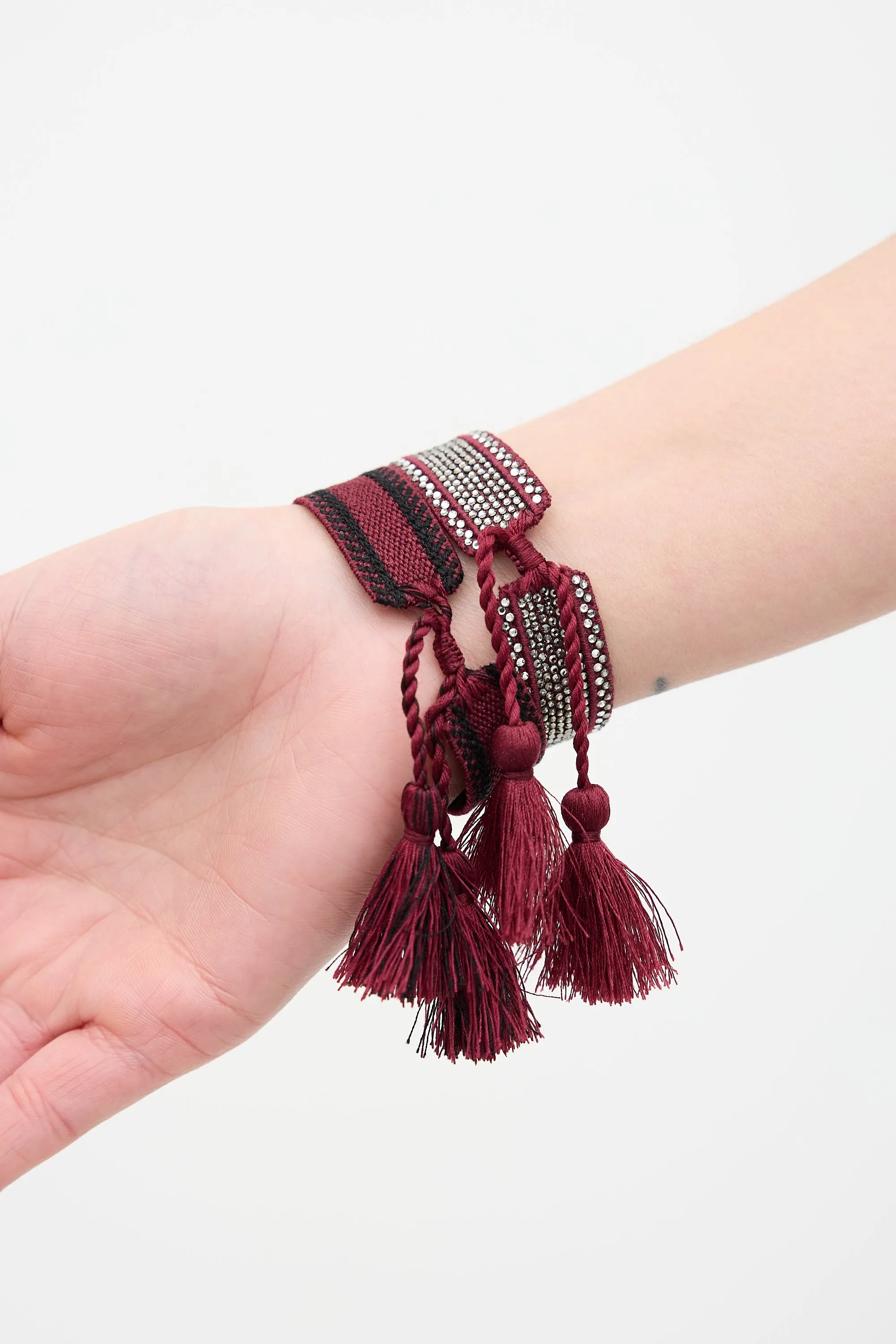 Embellished Logo Friendship Two Piece Bracelets sold by VSP Consignment product image thumbnail 2
