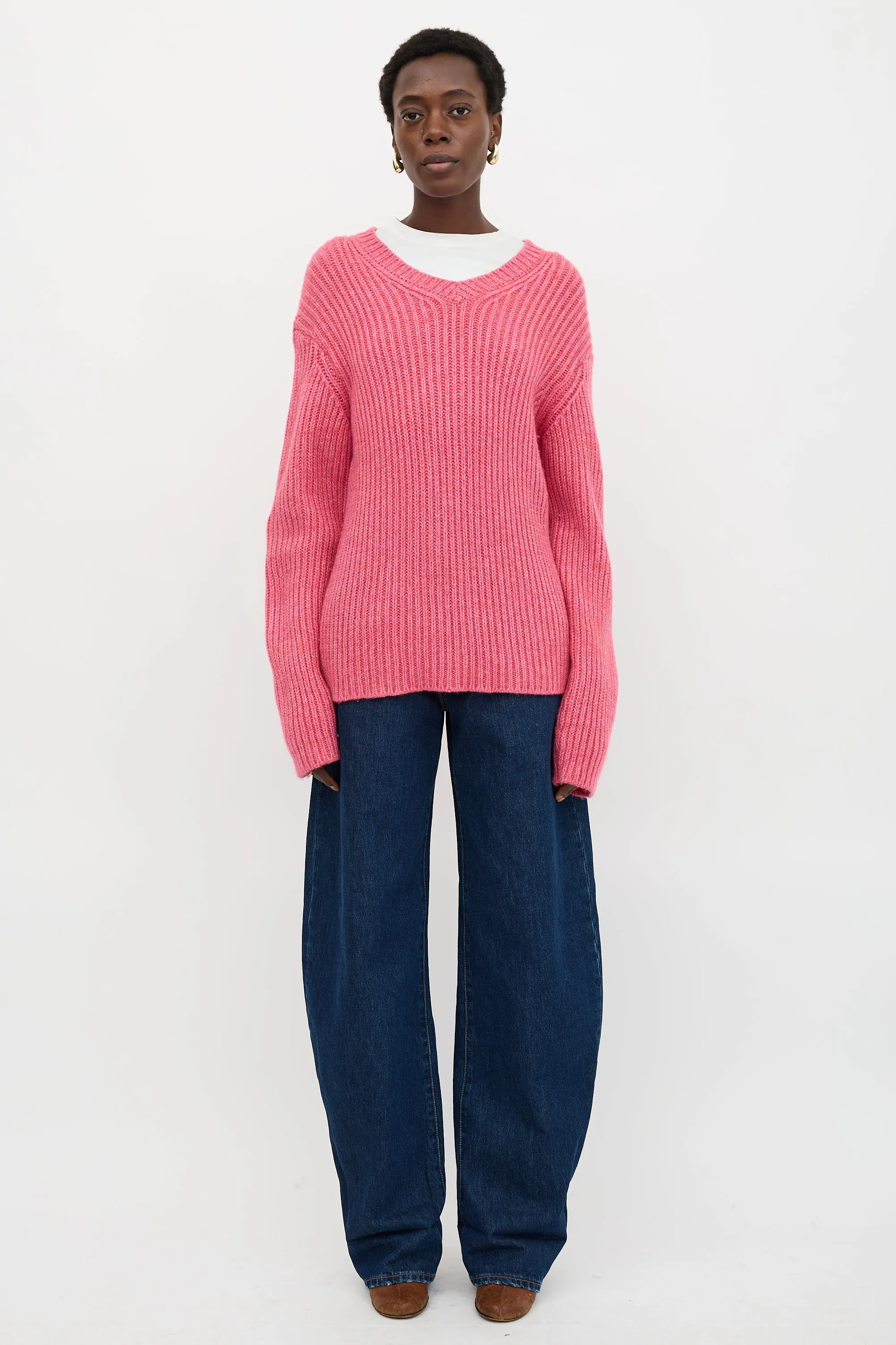 Cashmere V-Neck Sweater sold by VSP Consignment product image thumbnail 2