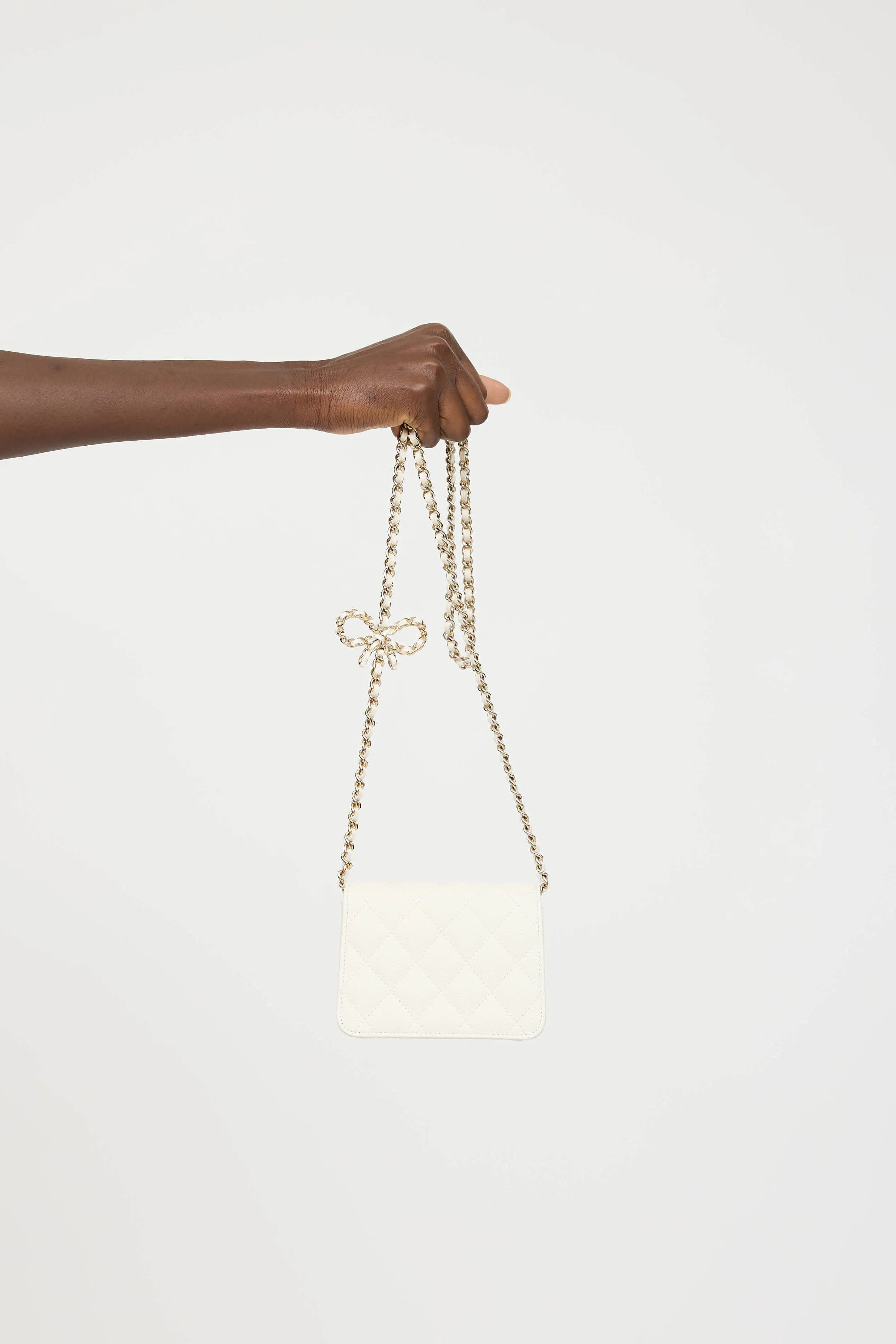 2023 Caviar Bow Mini Wallet On Chain Bag sold by VSP Consignment product image thumbnail 4