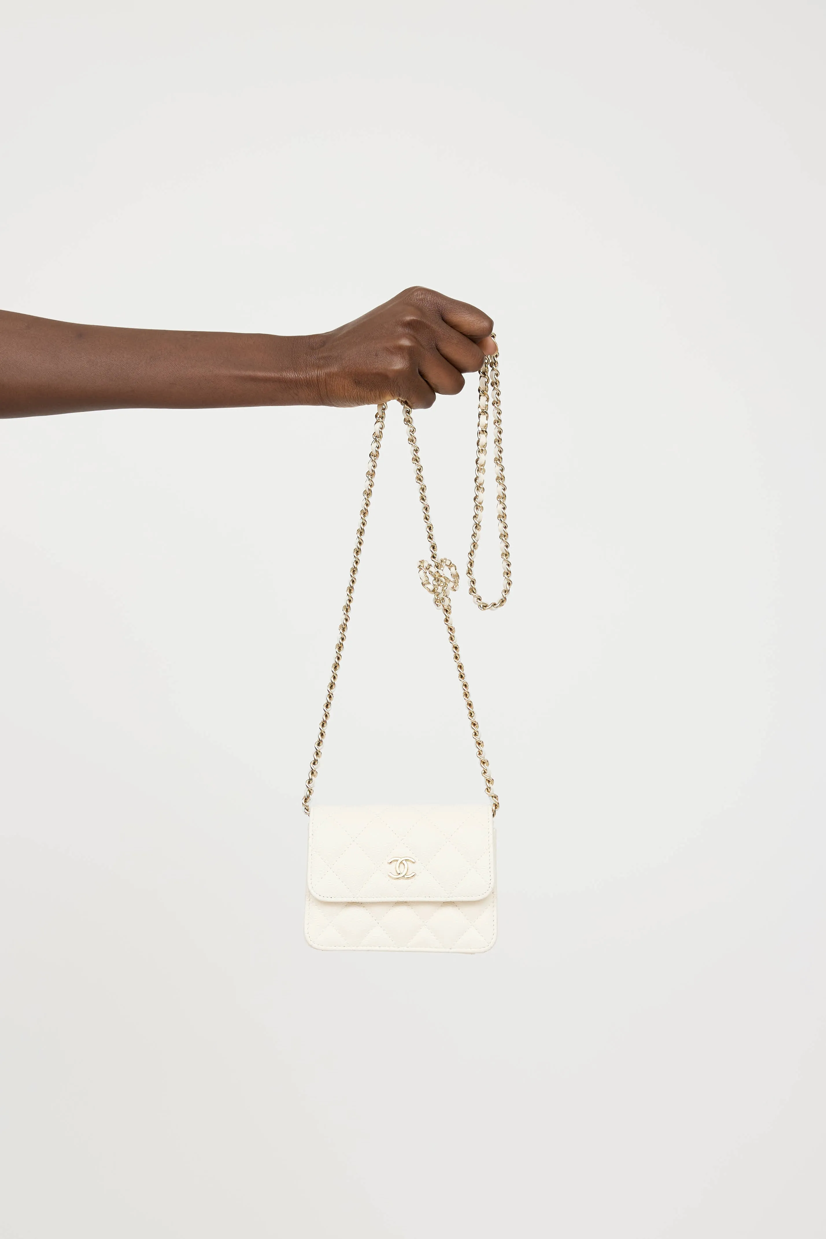 2023 Caviar Bow Mini Wallet On Chain Bag sold by VSP Consignment product image thumbnail 2