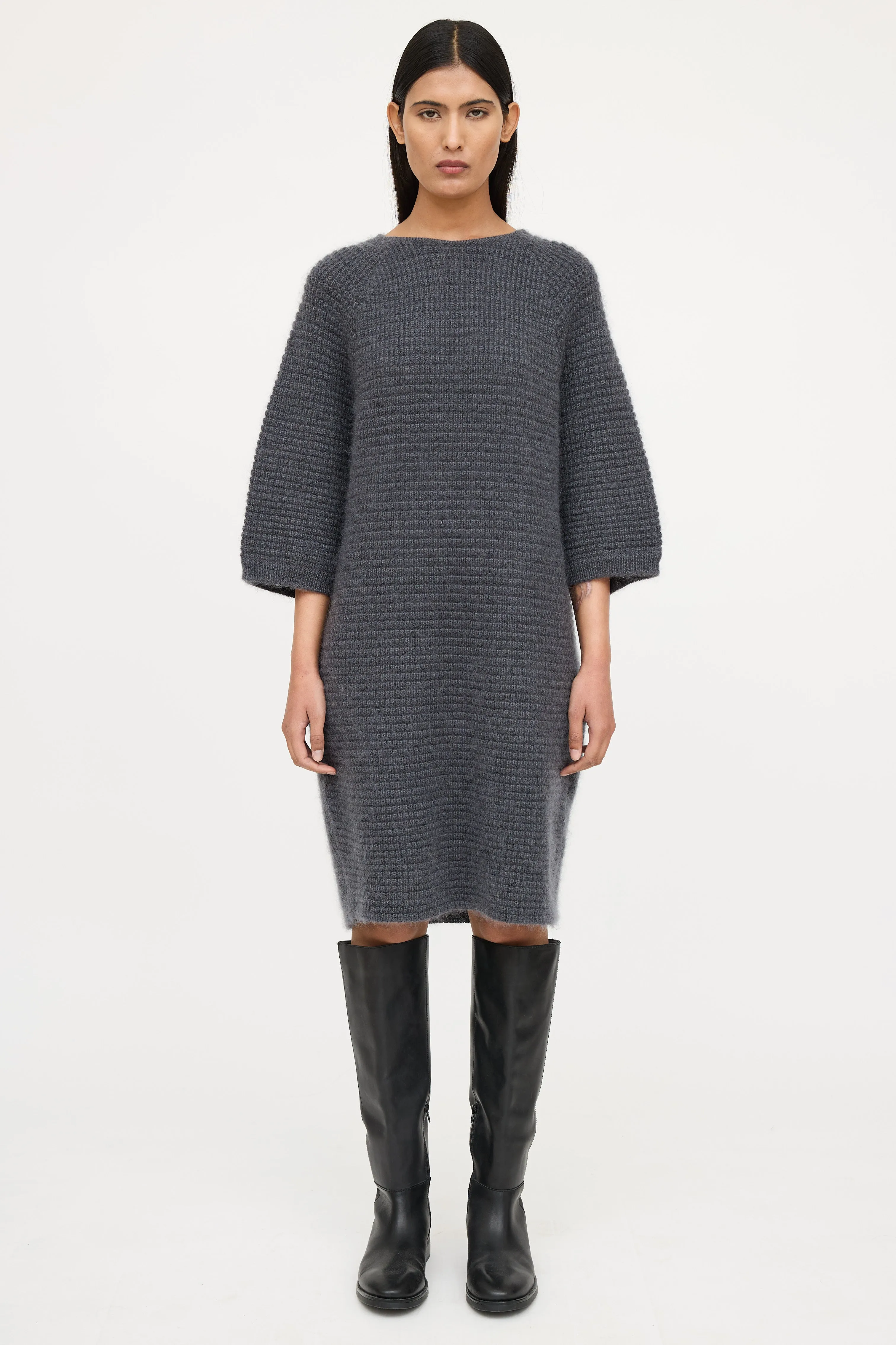 Wool Knit Sweater Dress sold by VSP Consignment