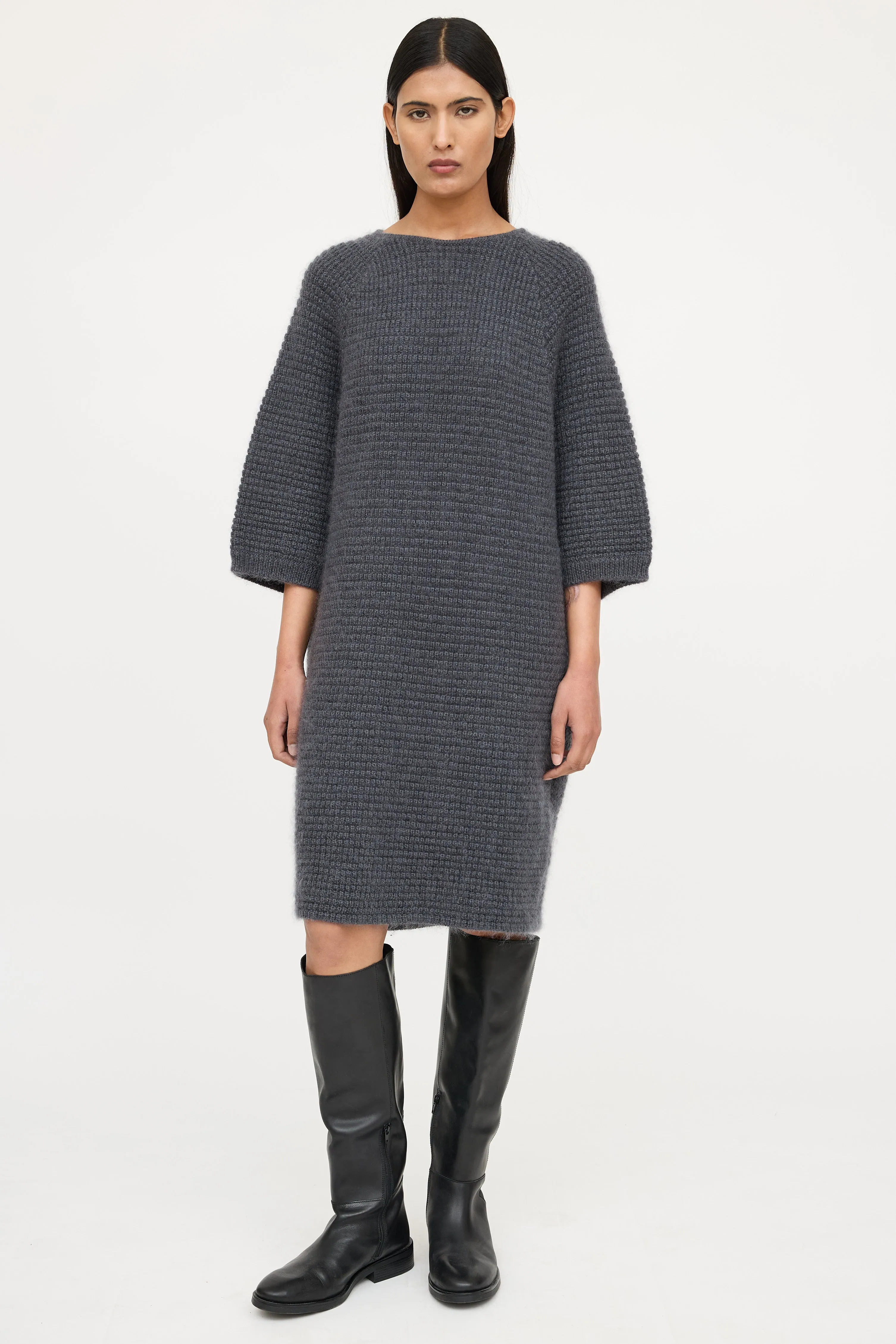 Wool Knit Sweater Dress sold by VSP Consignment product image thumbnail 5