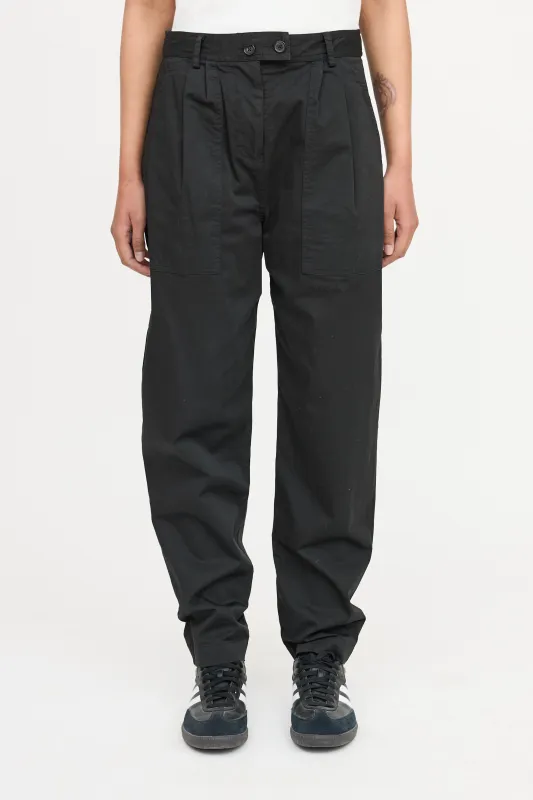 Pleated Tapered Pants sold by VSP Consignment