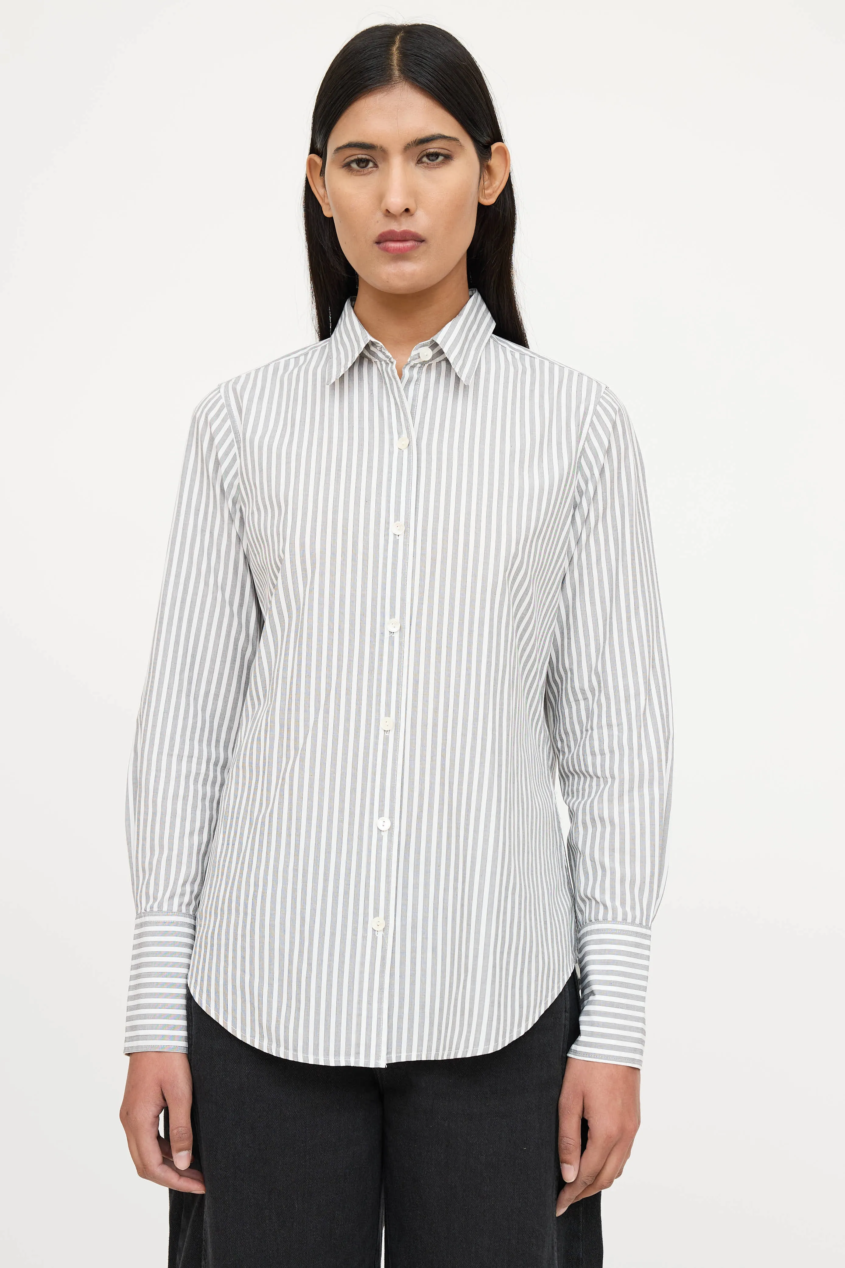 Striped Button Shirt sold by VSP Consignment