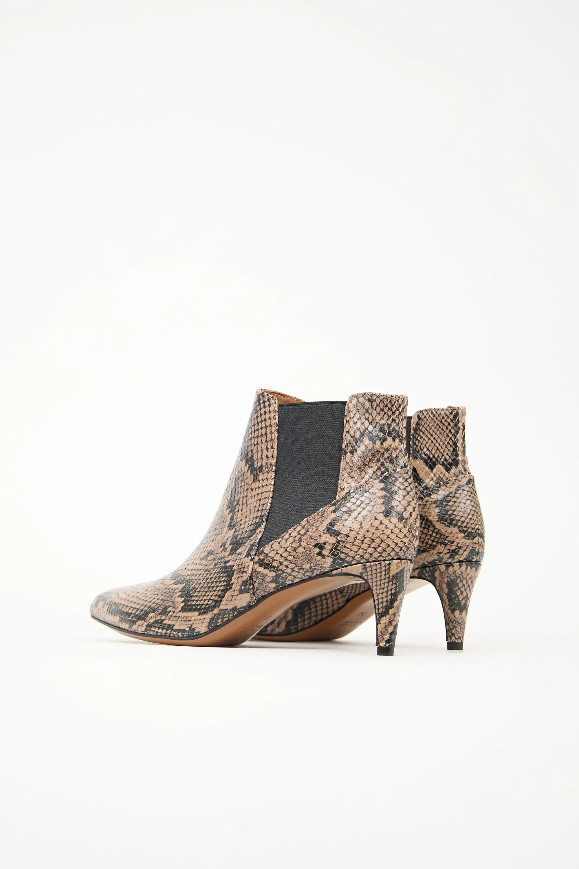 Printed Leather Boot sold by VSP Consignment product image thumbnail 4