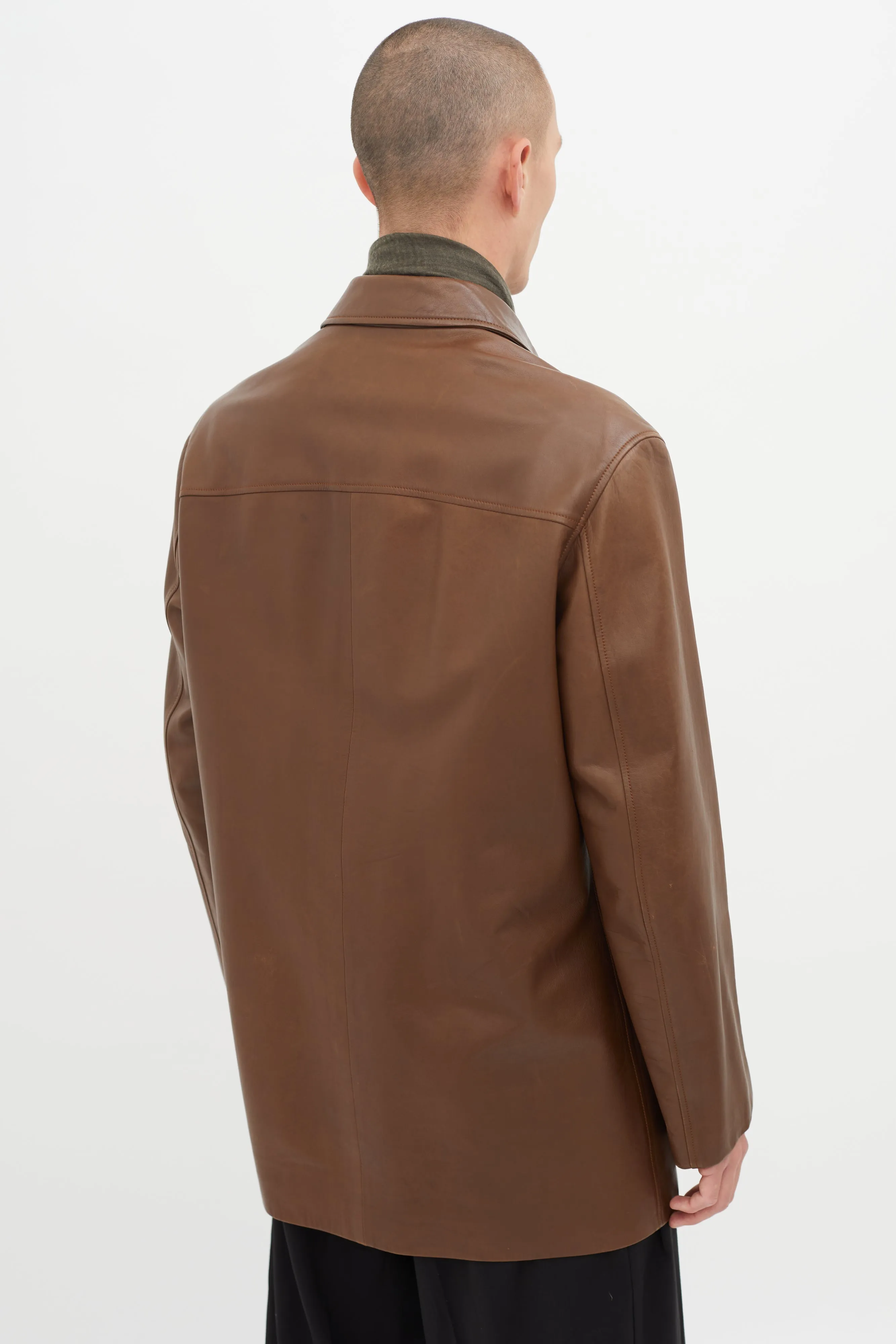 Leather Jacket sold by VSP Consignment product image thumbnail 5