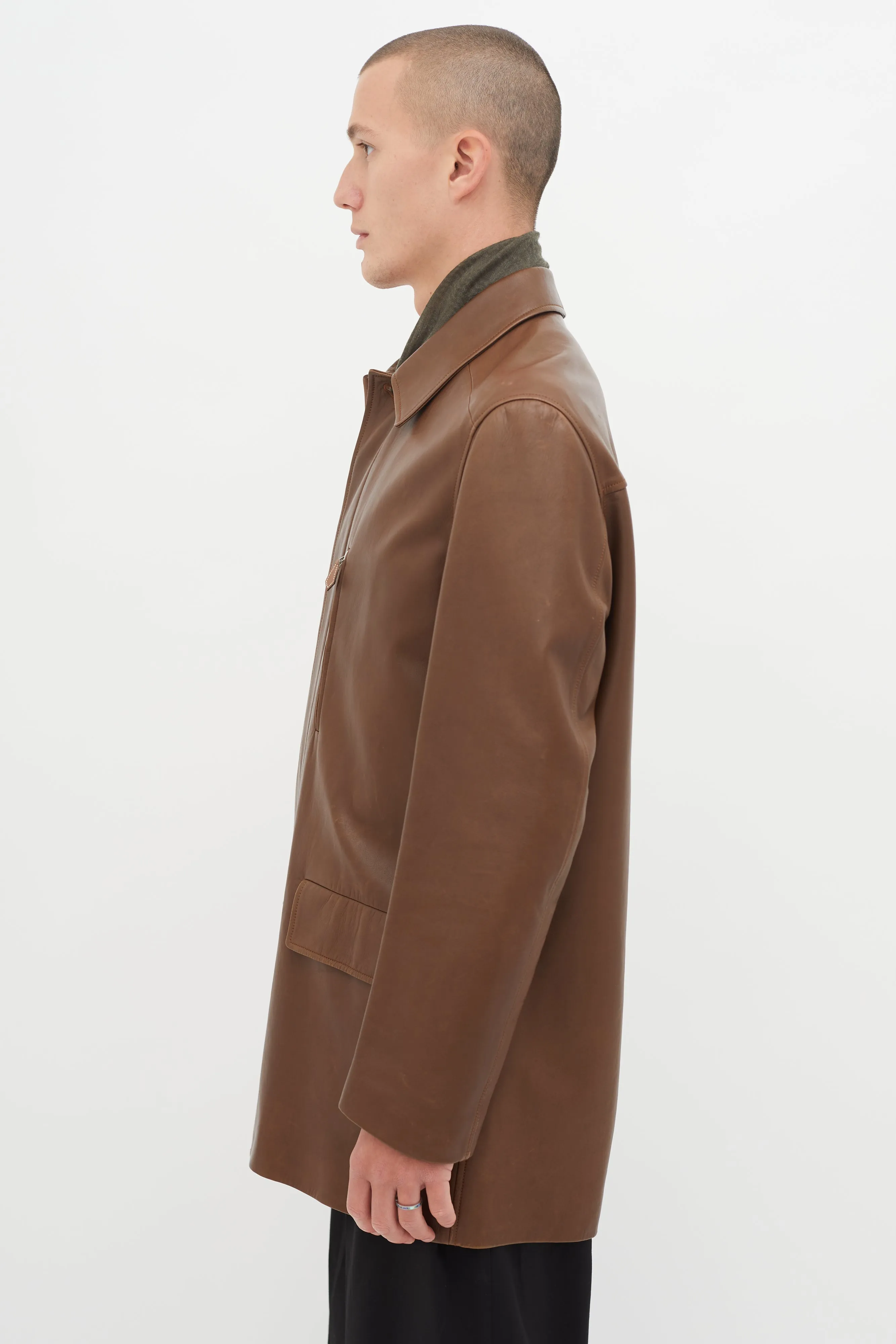 Leather Jacket sold by VSP Consignment product image thumbnail 4