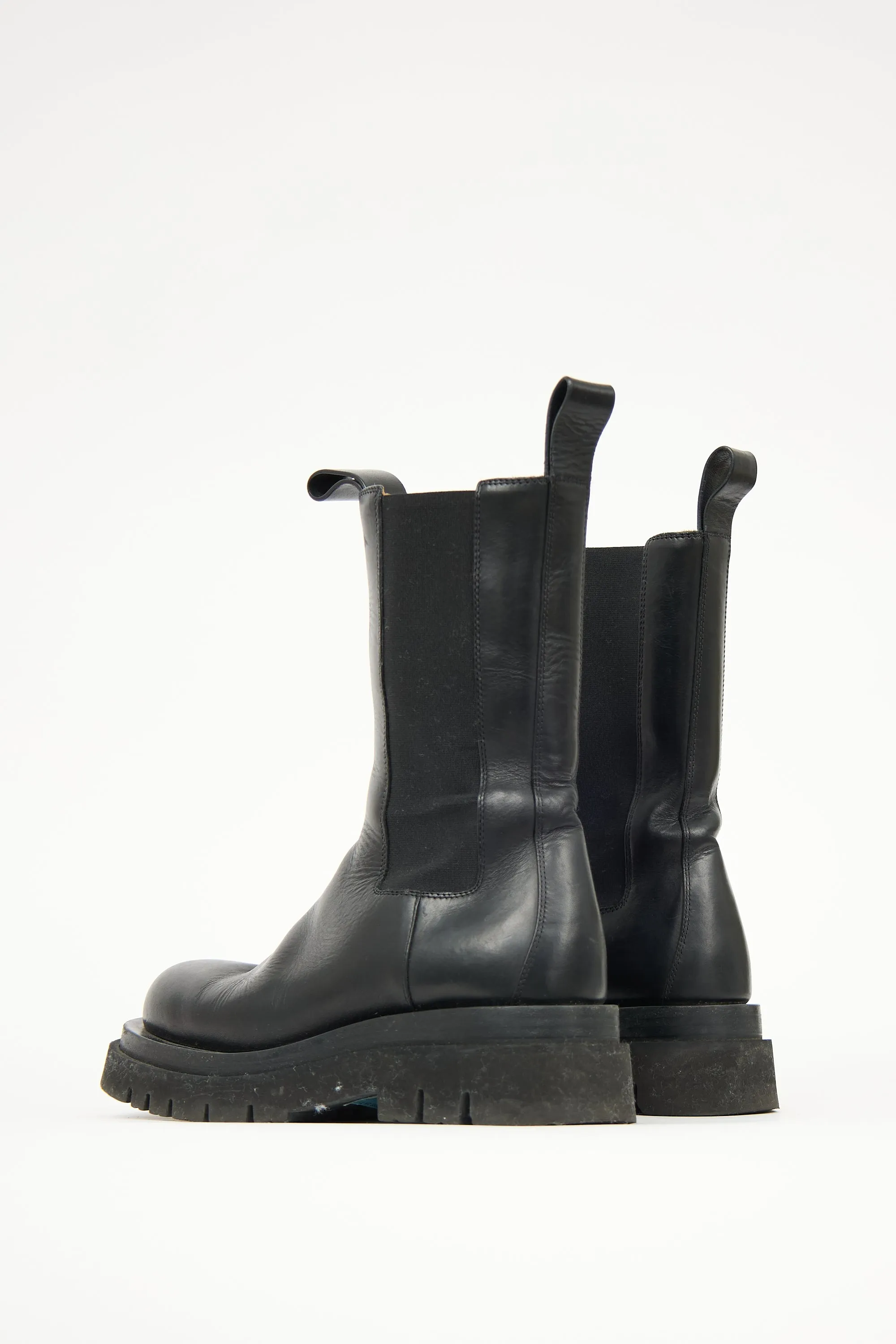 Leather Lug Chelsea Boot sold by VSP Consignment product image thumbnail 4