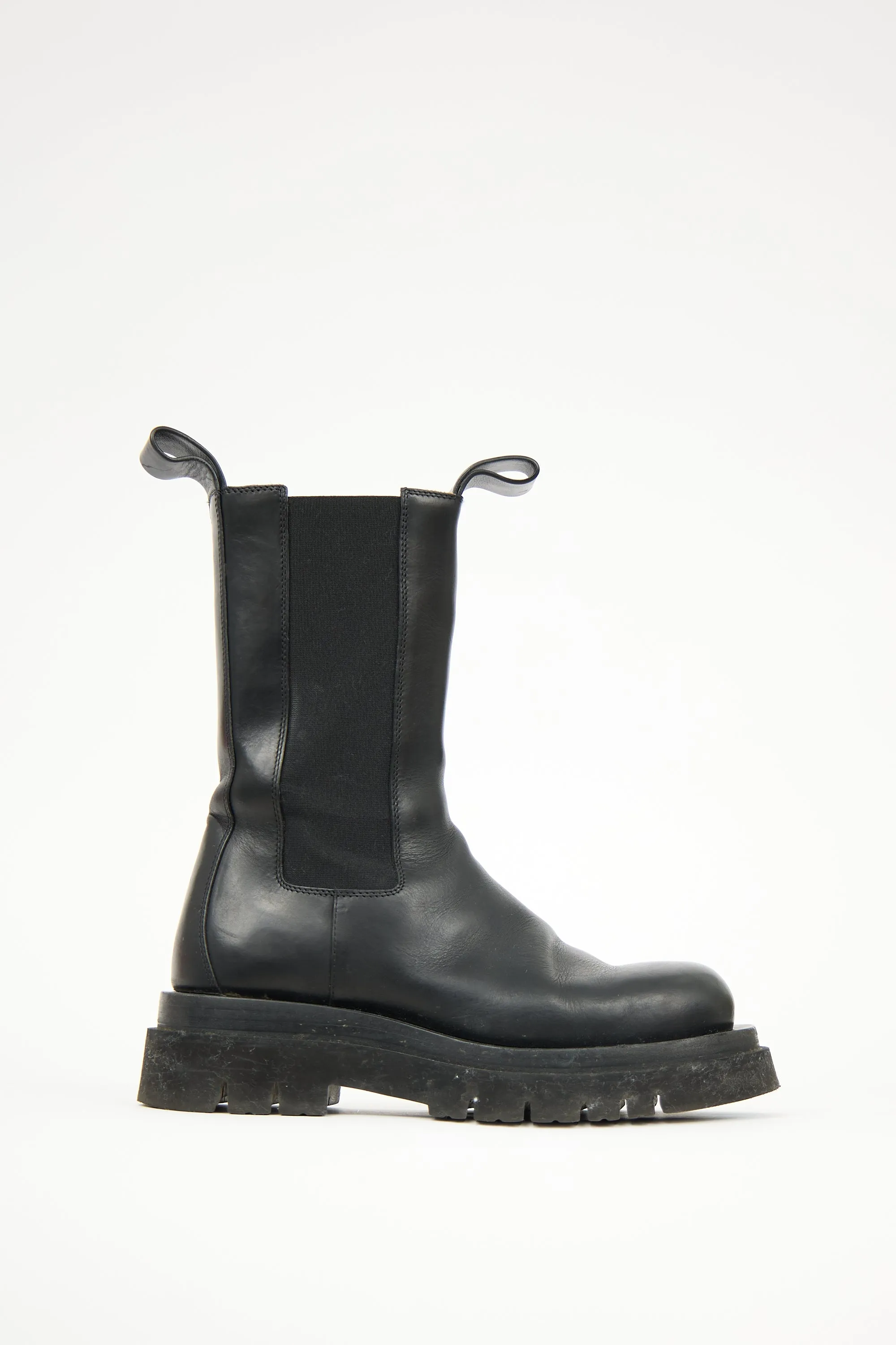 Leather Lug Chelsea Boot sold by VSP Consignment