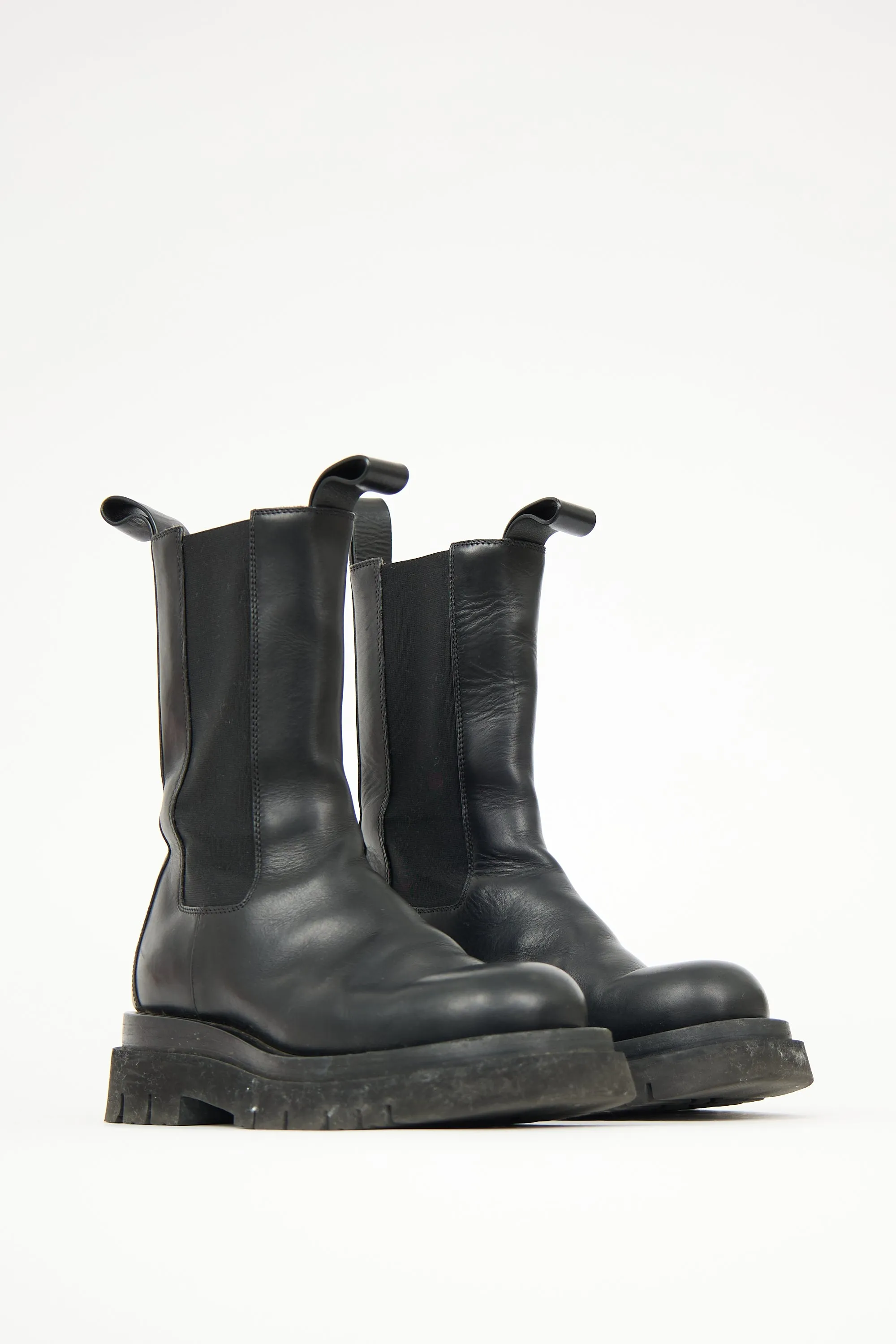 Leather Lug Chelsea Boot sold by VSP Consignment product image thumbnail 2