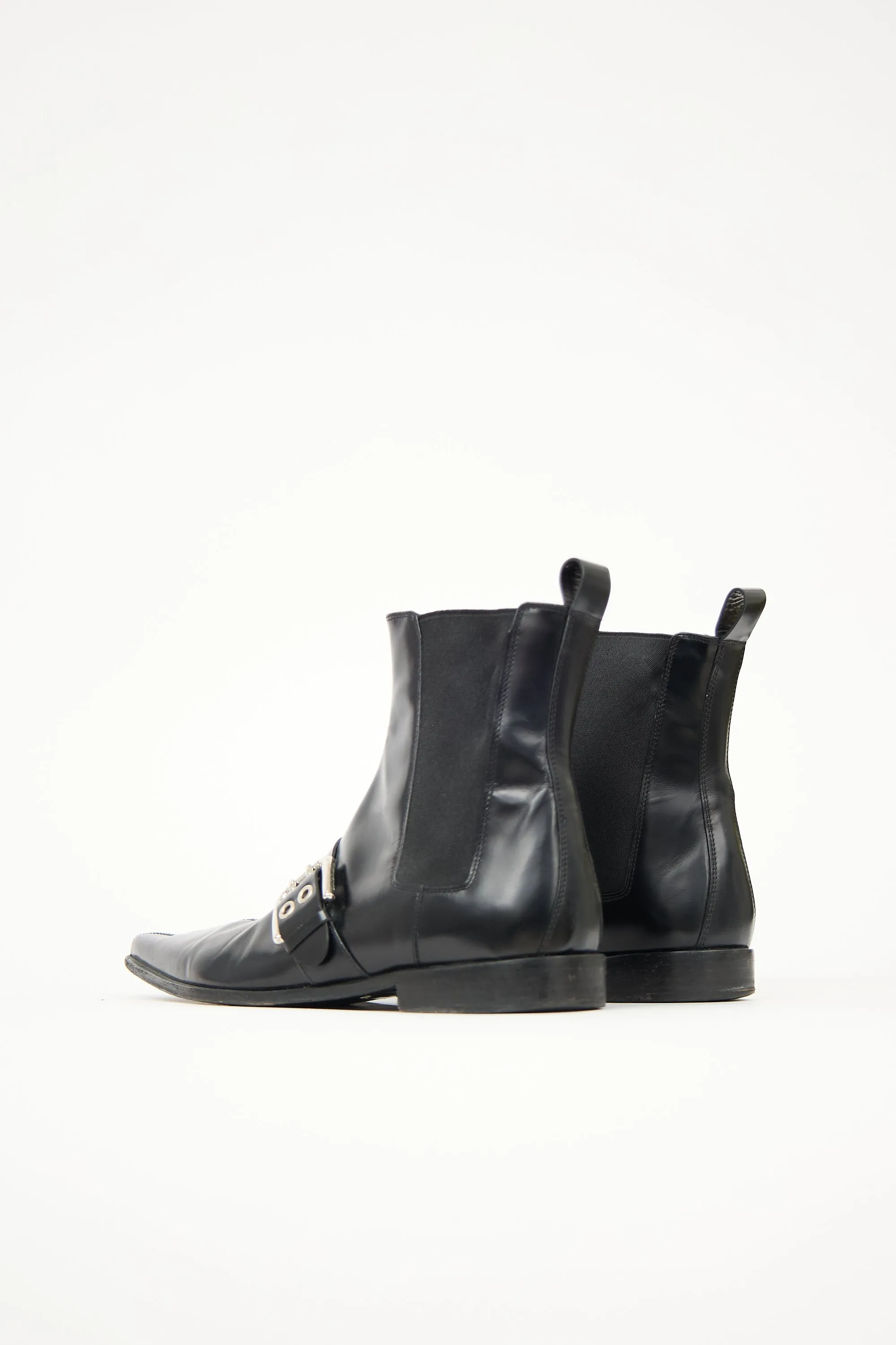 Leather Pointed Toe Boot sold by VSP Consignment product image thumbnail 4