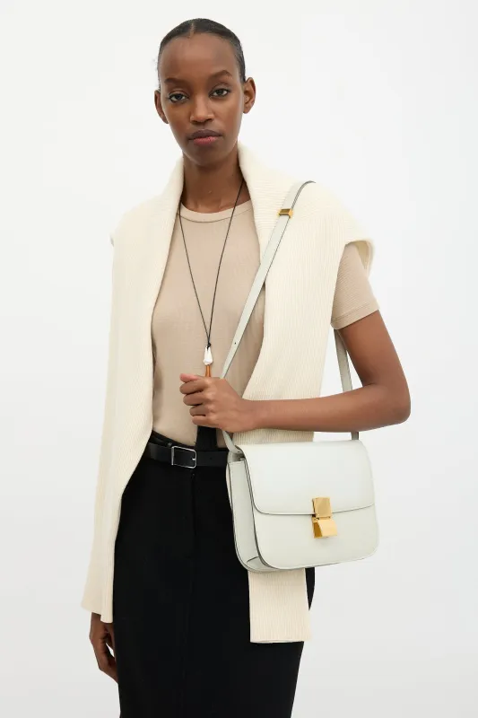 2016 Leather Medium Box Bag sold by VSP Consignment