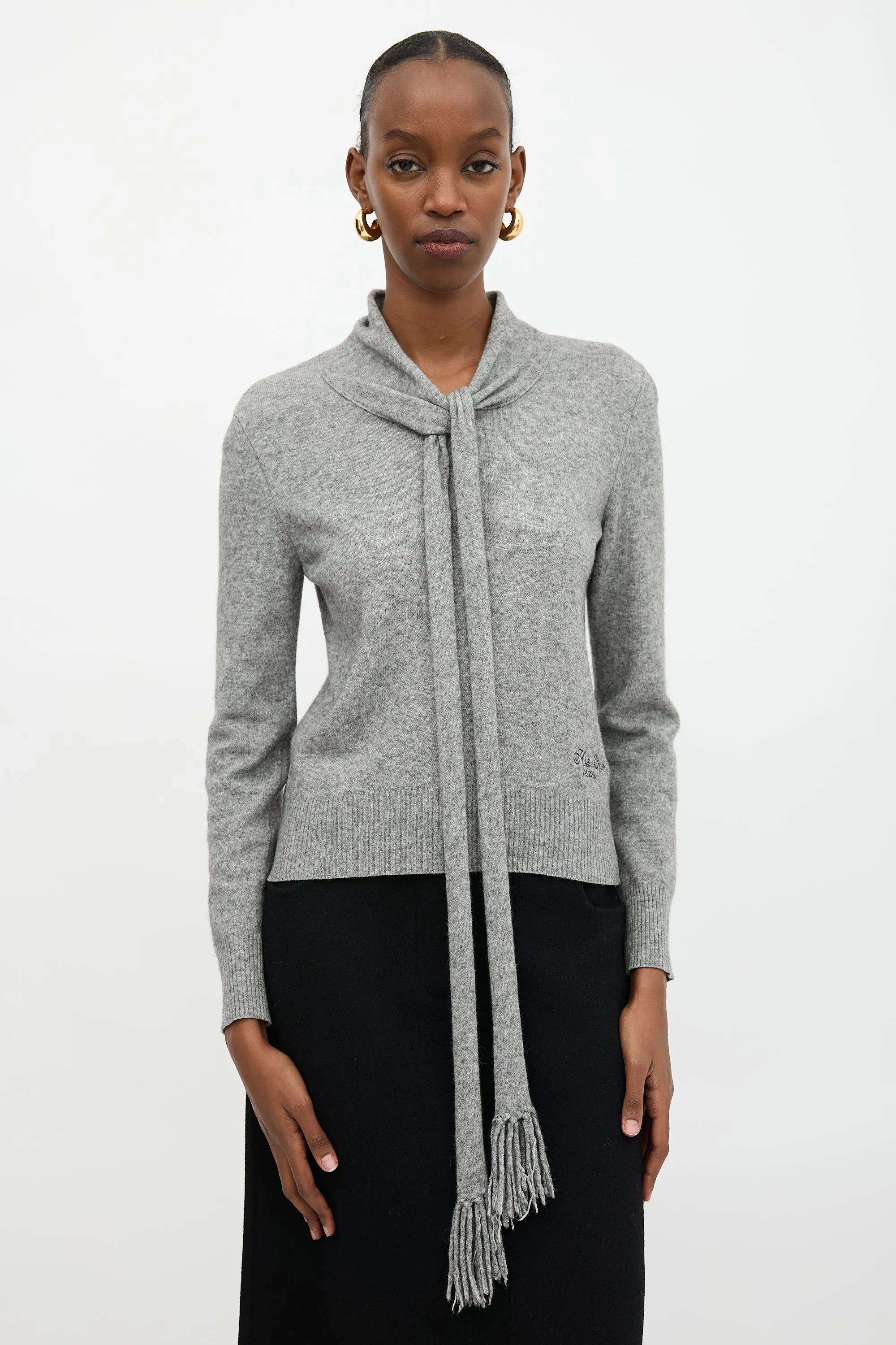 Scarf Sweater sold by VSP Consignment