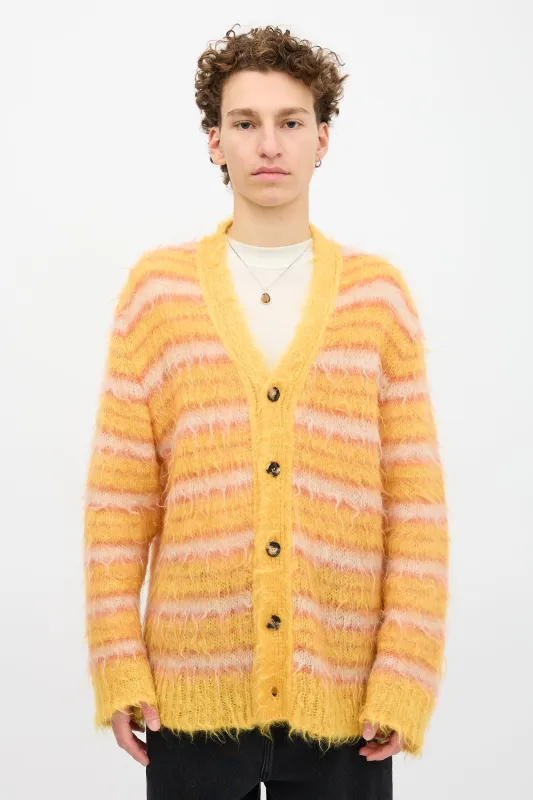 Striped Mohair Cardigan sold by VSP Consignment