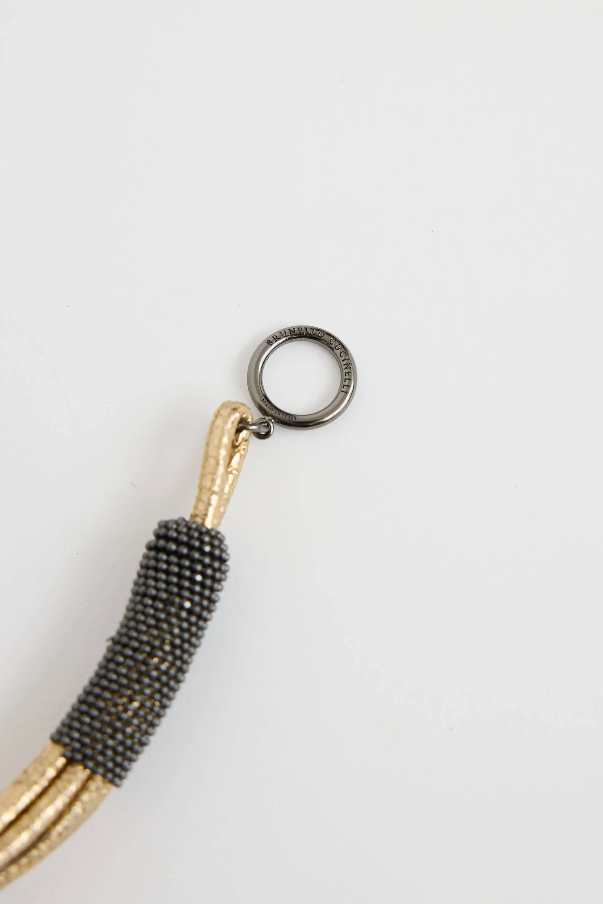 Metallic Leather Monili Bead Bracelet sold by VSP Consignment product image thumbnail 3