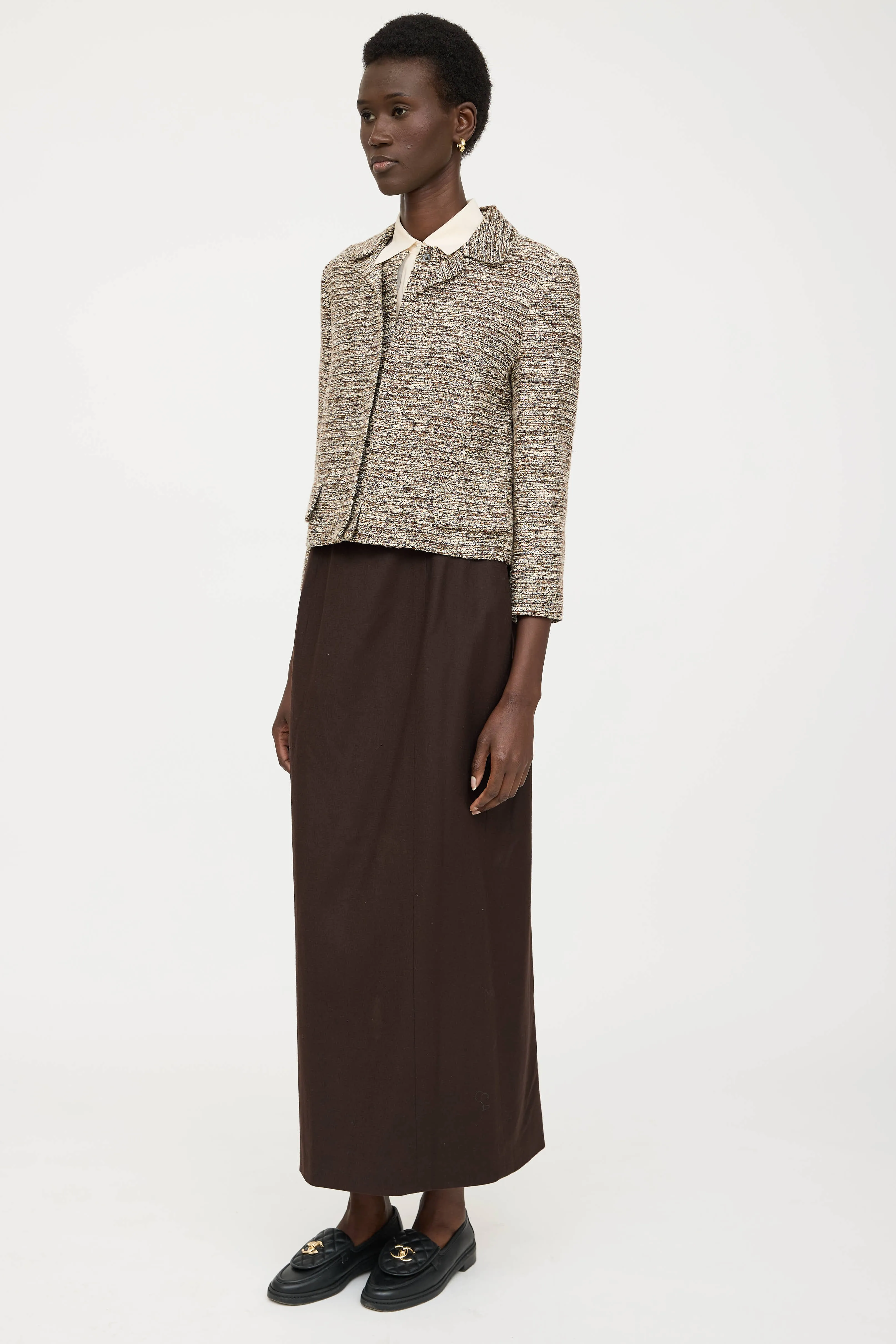 Fall 1998 Wool Buttoned Skirt sold by VSP Consignment product image thumbnail 5