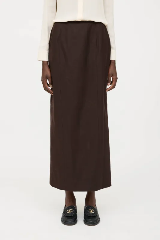 Fall 1998 Wool Buttoned Skirt sold by VSP Consignment