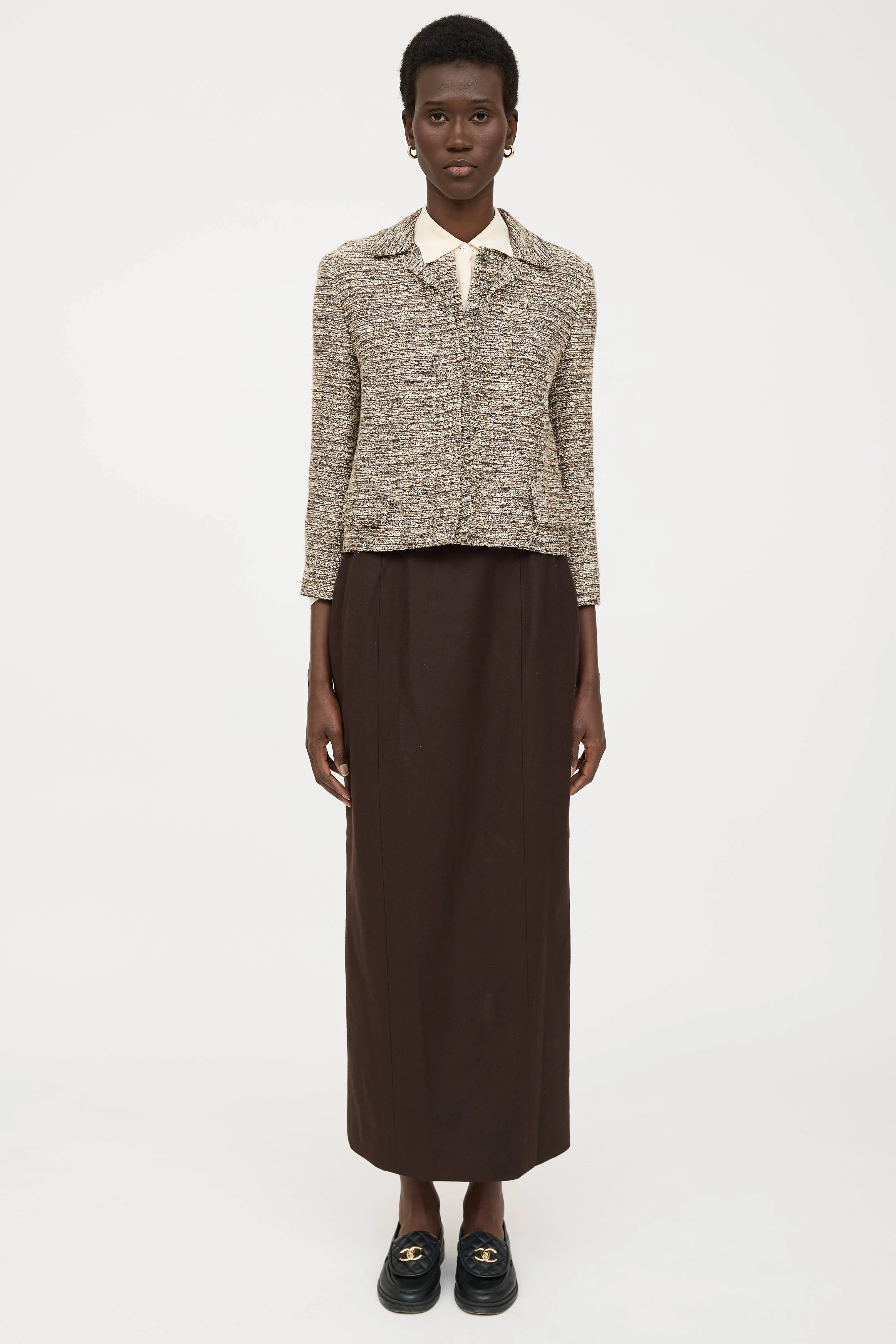 Fall 1998 Wool Buttoned Skirt sold by VSP Consignment product image thumbnail 2