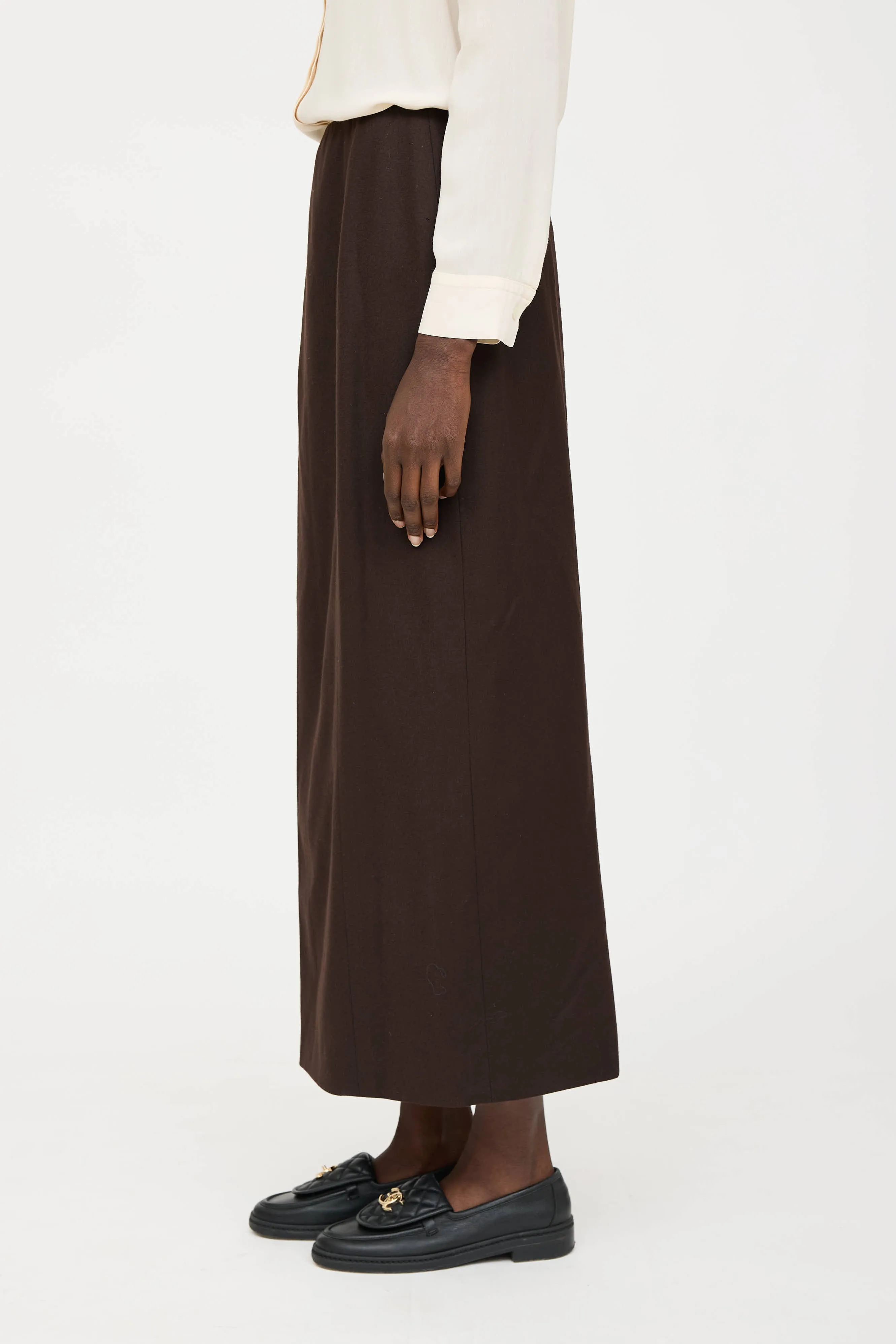 Fall 1998 Wool Buttoned Skirt sold by VSP Consignment product image thumbnail 3