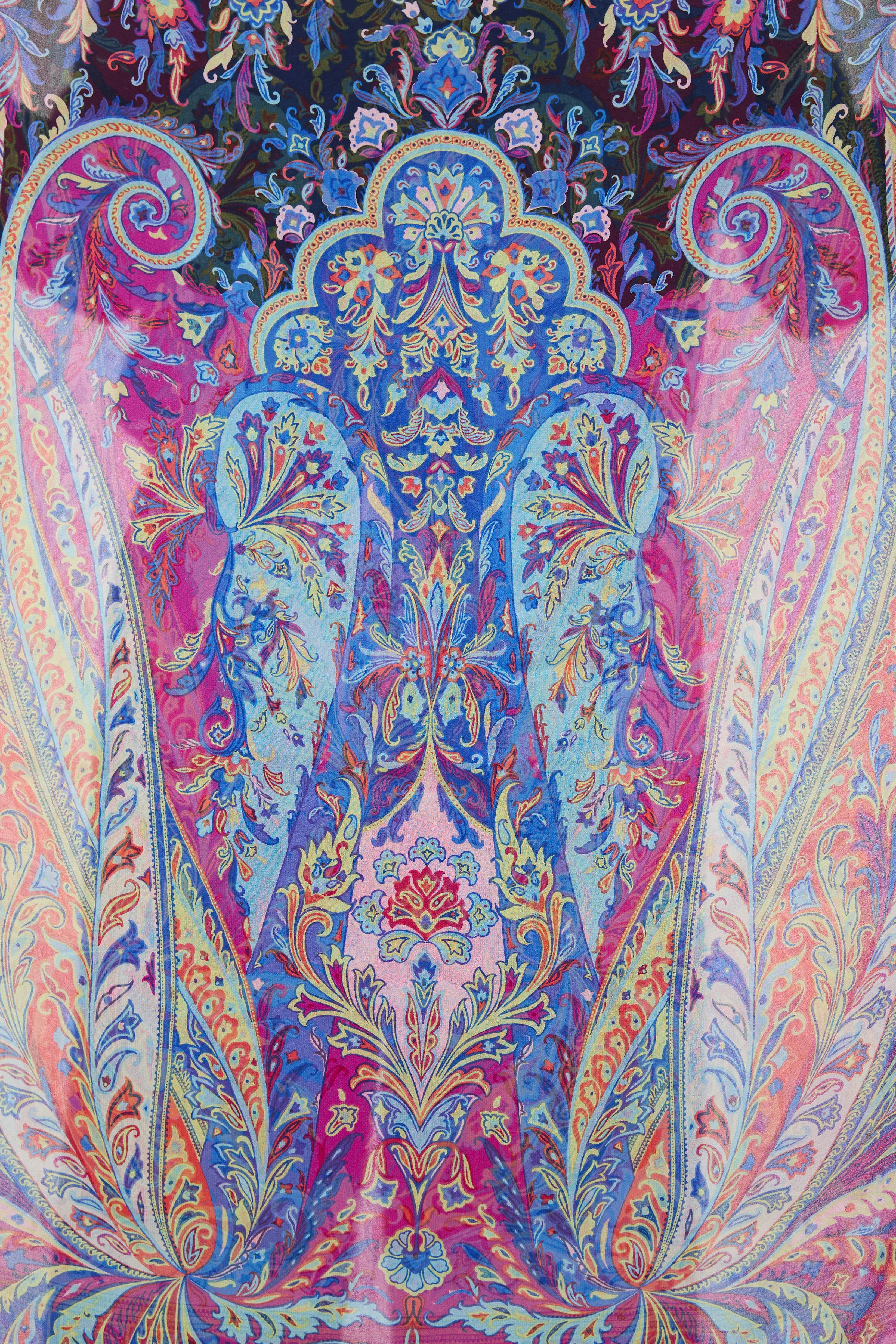 Silk Multi Paisley Scarf sold by VSP Consignment product image thumbnail 3
