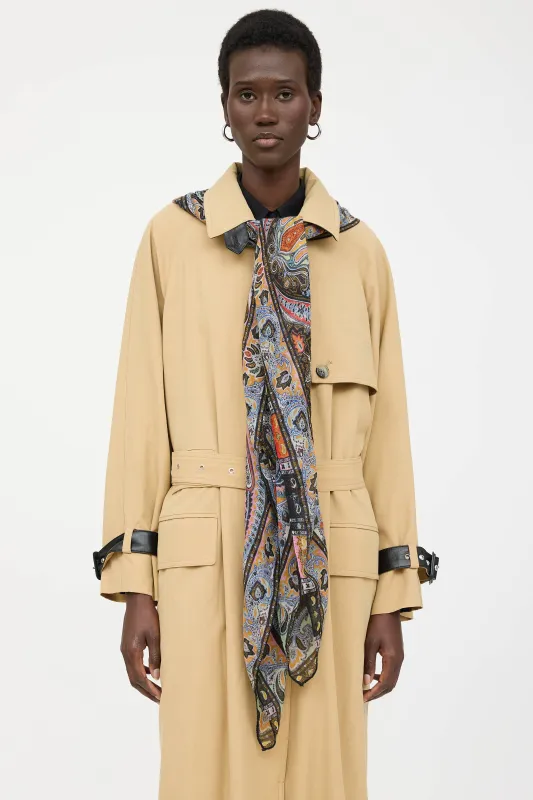 Multi Paisley Scarf sold by VSP Consignment