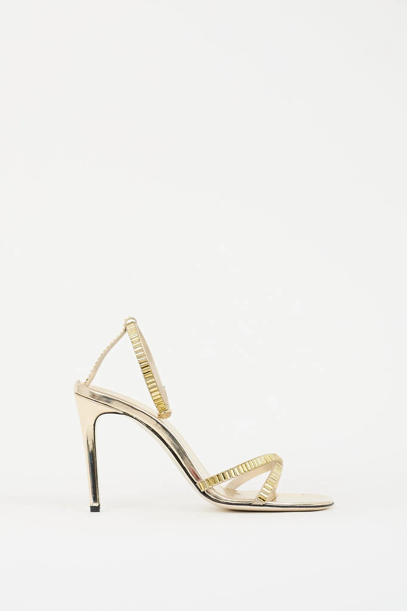 Embellished Strappy Heel sold by VSP Consignment