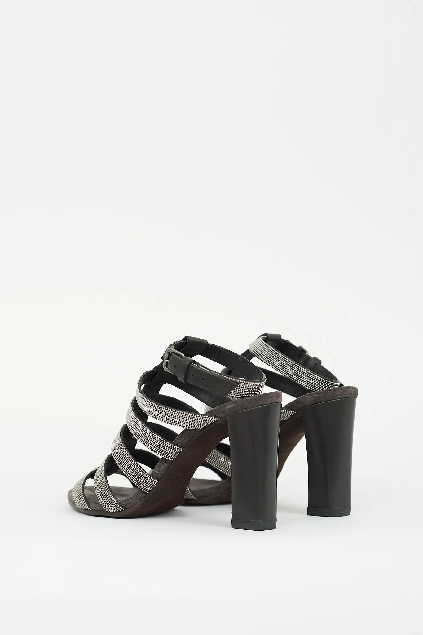 Leather Monili Caged Heel sold by VSP Consignment product image thumbnail 4