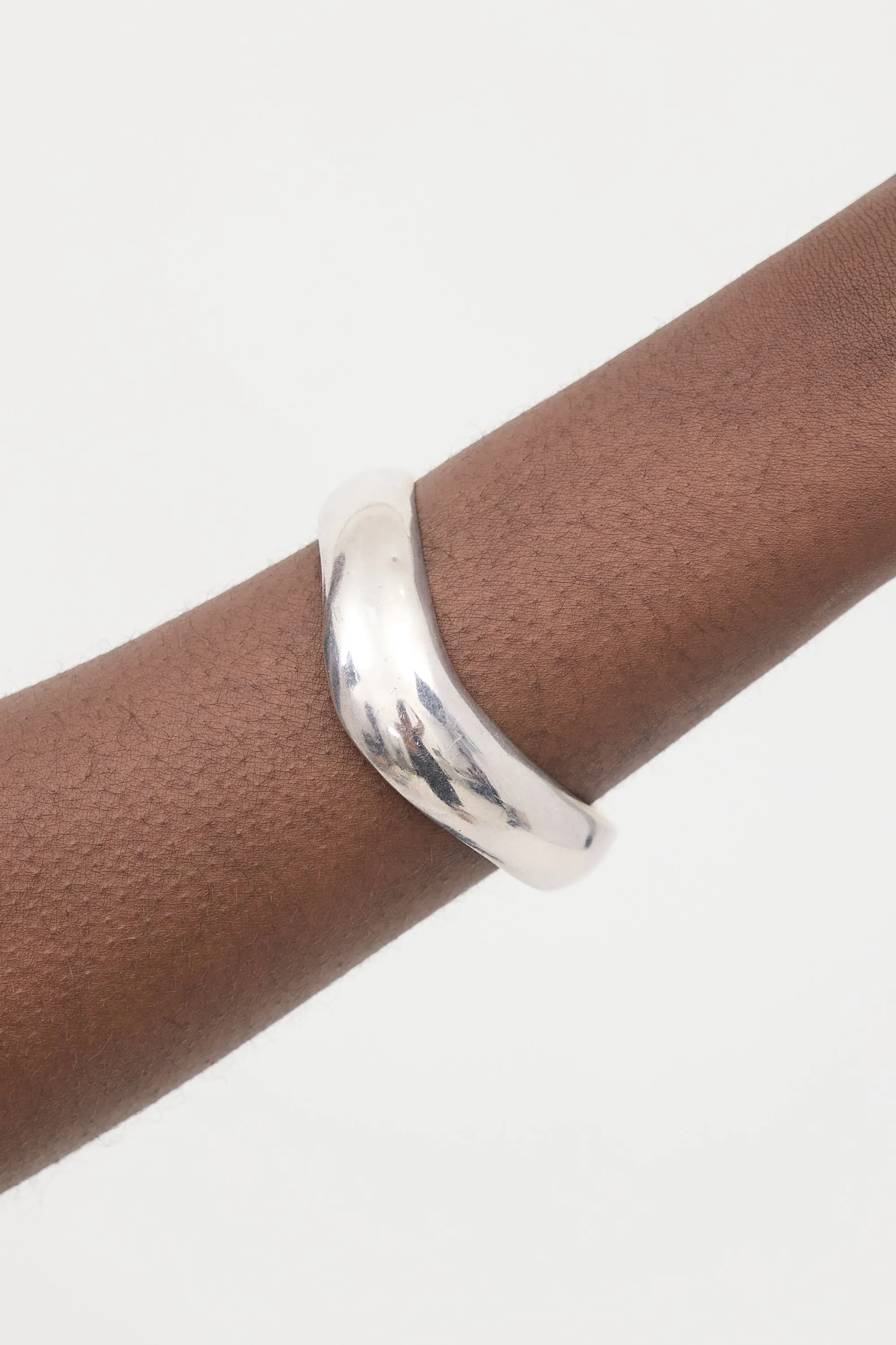 Sterling Silver Wavy Bangle sold by VSP Consignment product image thumbnail 2