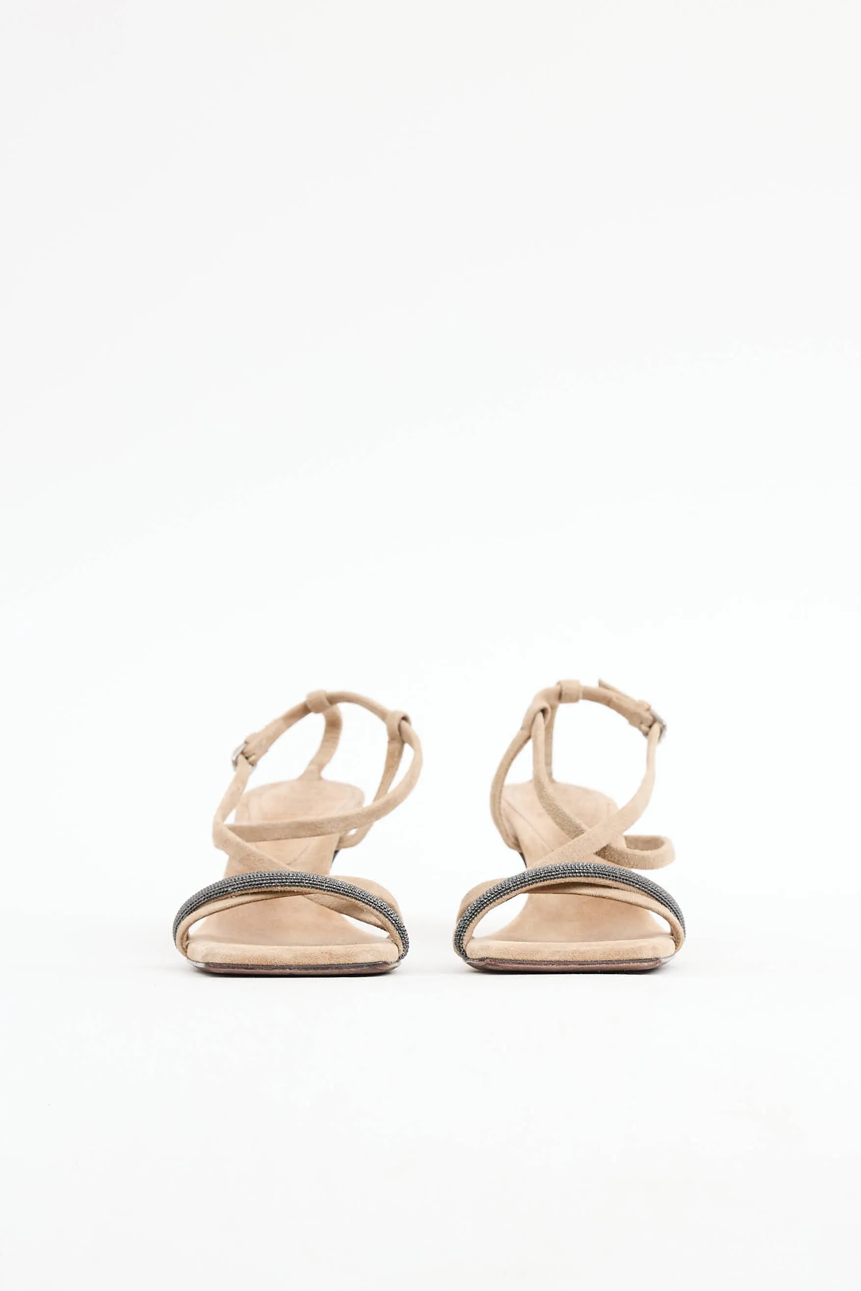 Suede Monili Strappy Sandal sold by VSP Consignment product image thumbnail 3