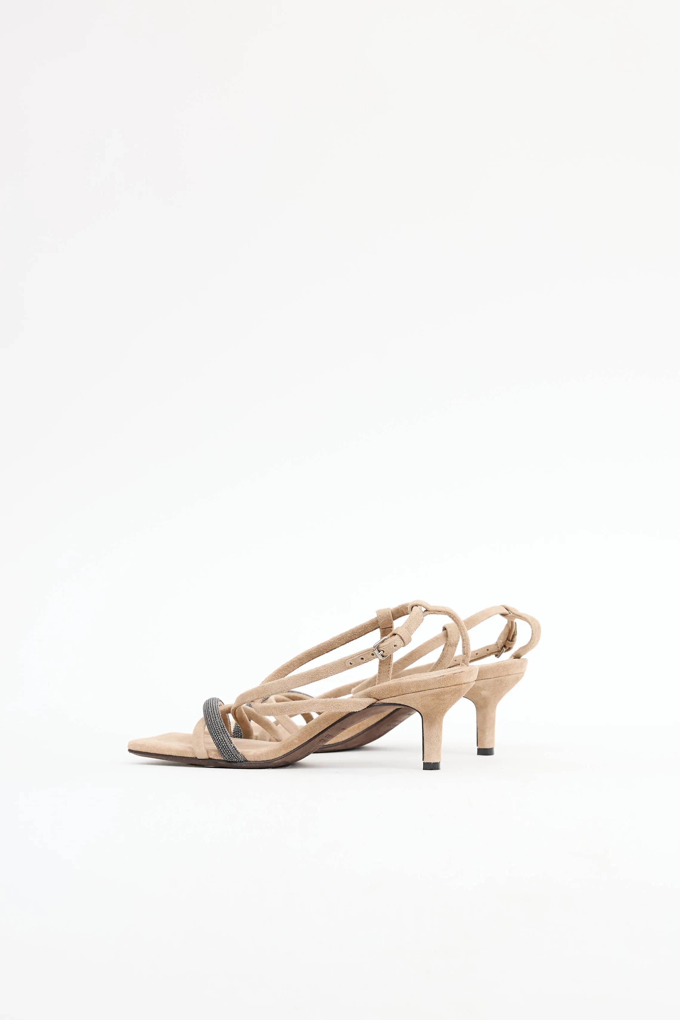 Suede Monili Strappy Sandal sold by VSP Consignment product image thumbnail 4